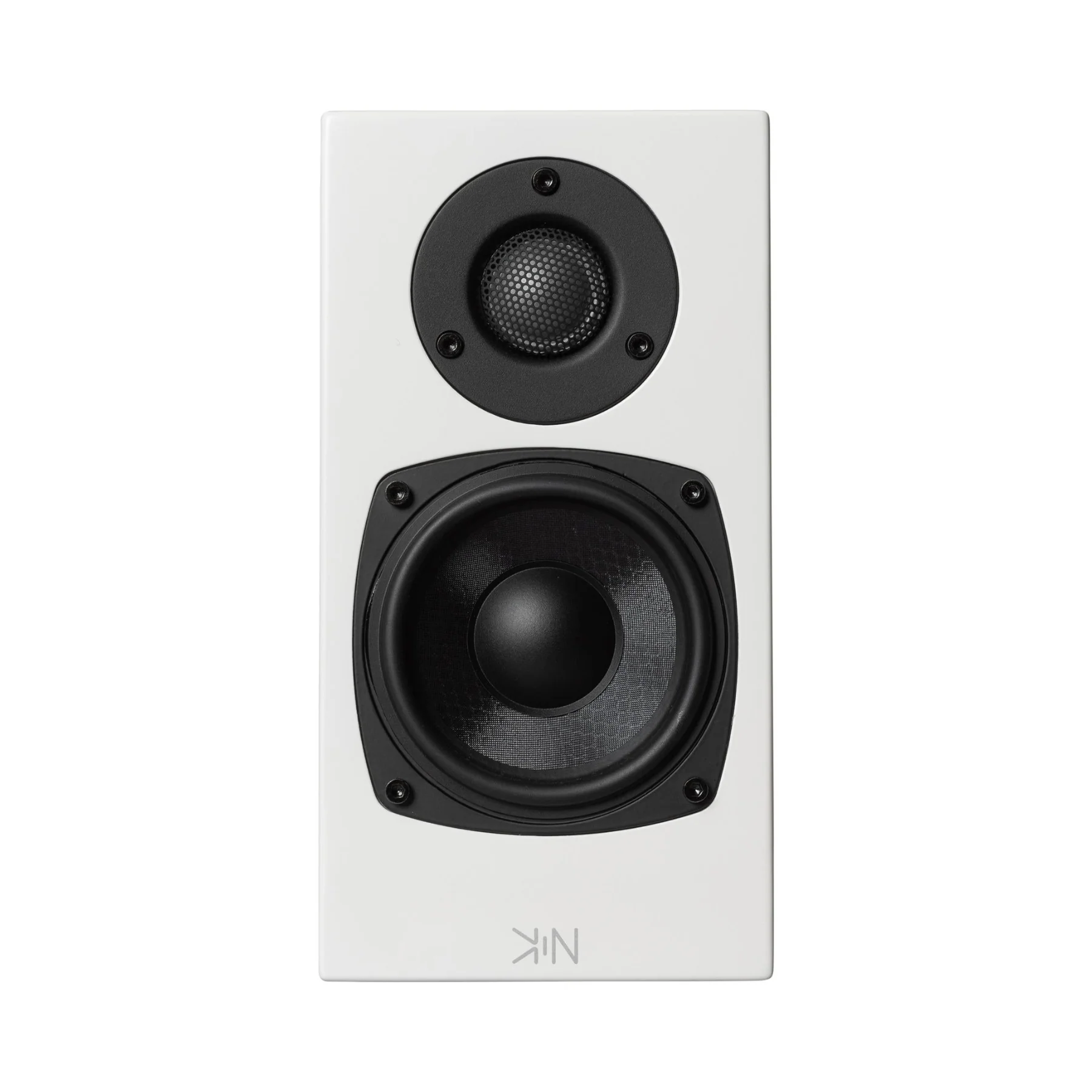 KIN One Bookshelf Speakers – Satin White Pair - Clearance / Open Box - Image 3