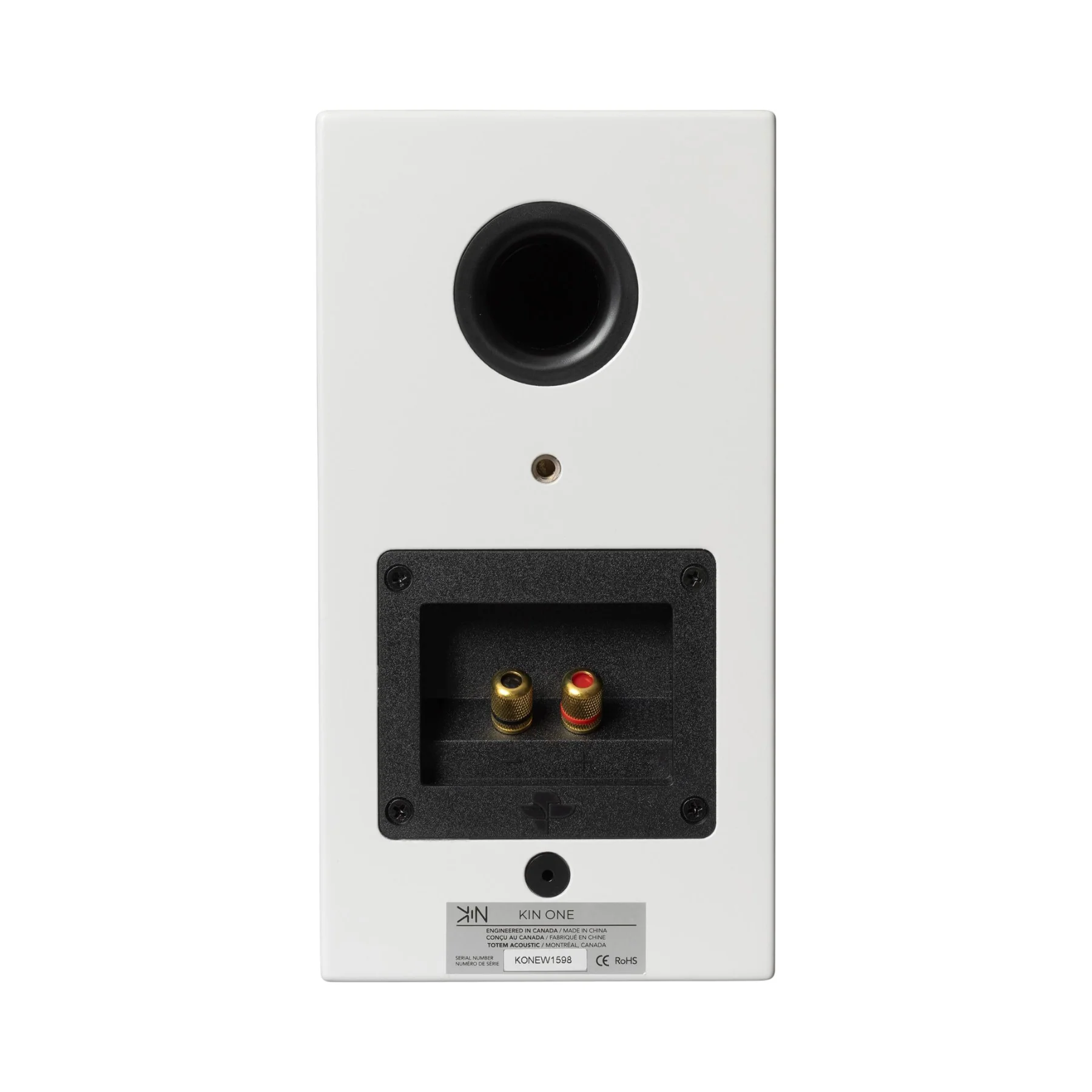 KIN One Bookshelf Speakers – Satin White Pair - Clearance / Open Box - Image 5