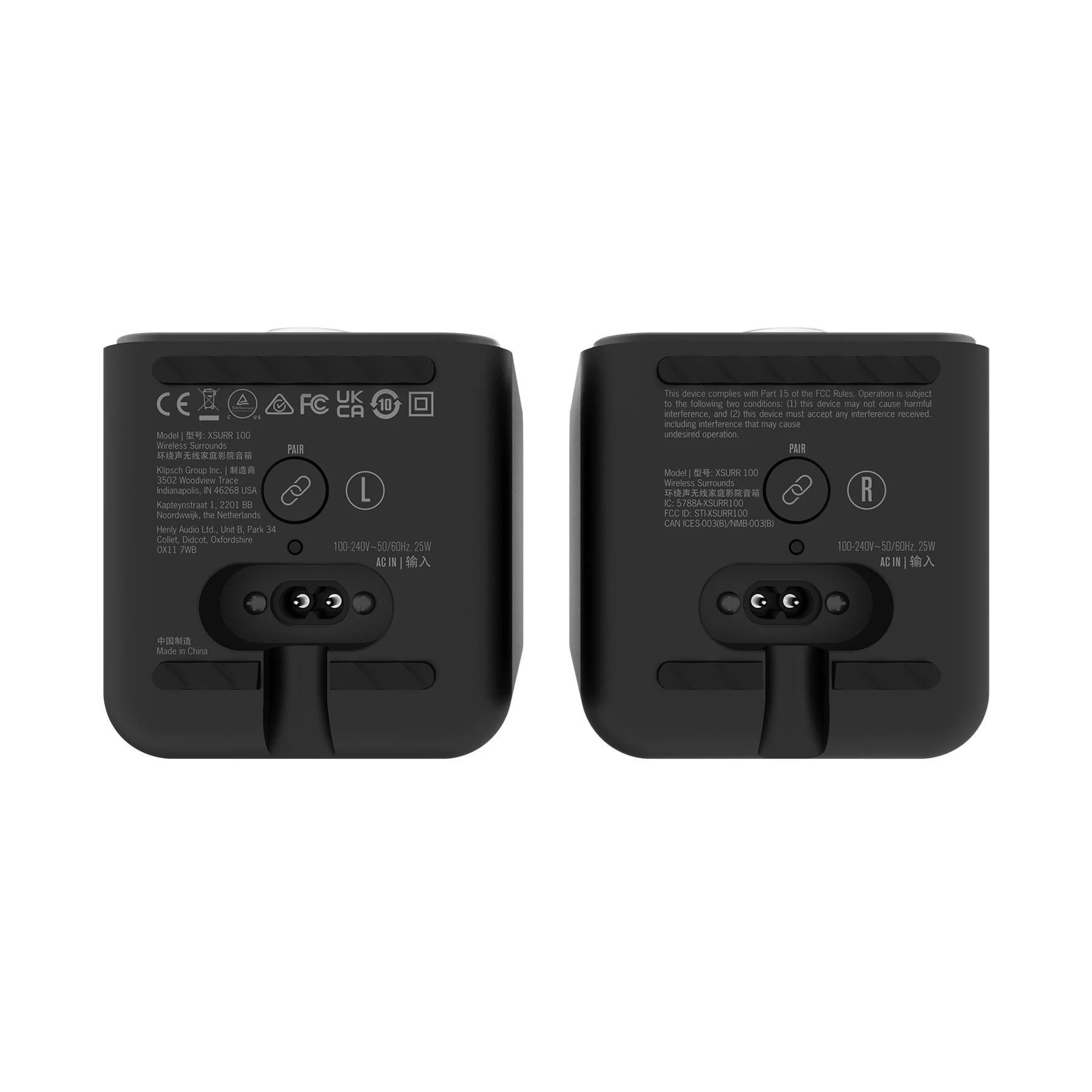 Klipsch Flexus Surr 100 - Wireless Surround Sound Speakers - Pair - Clearance / Open Box - Image 8