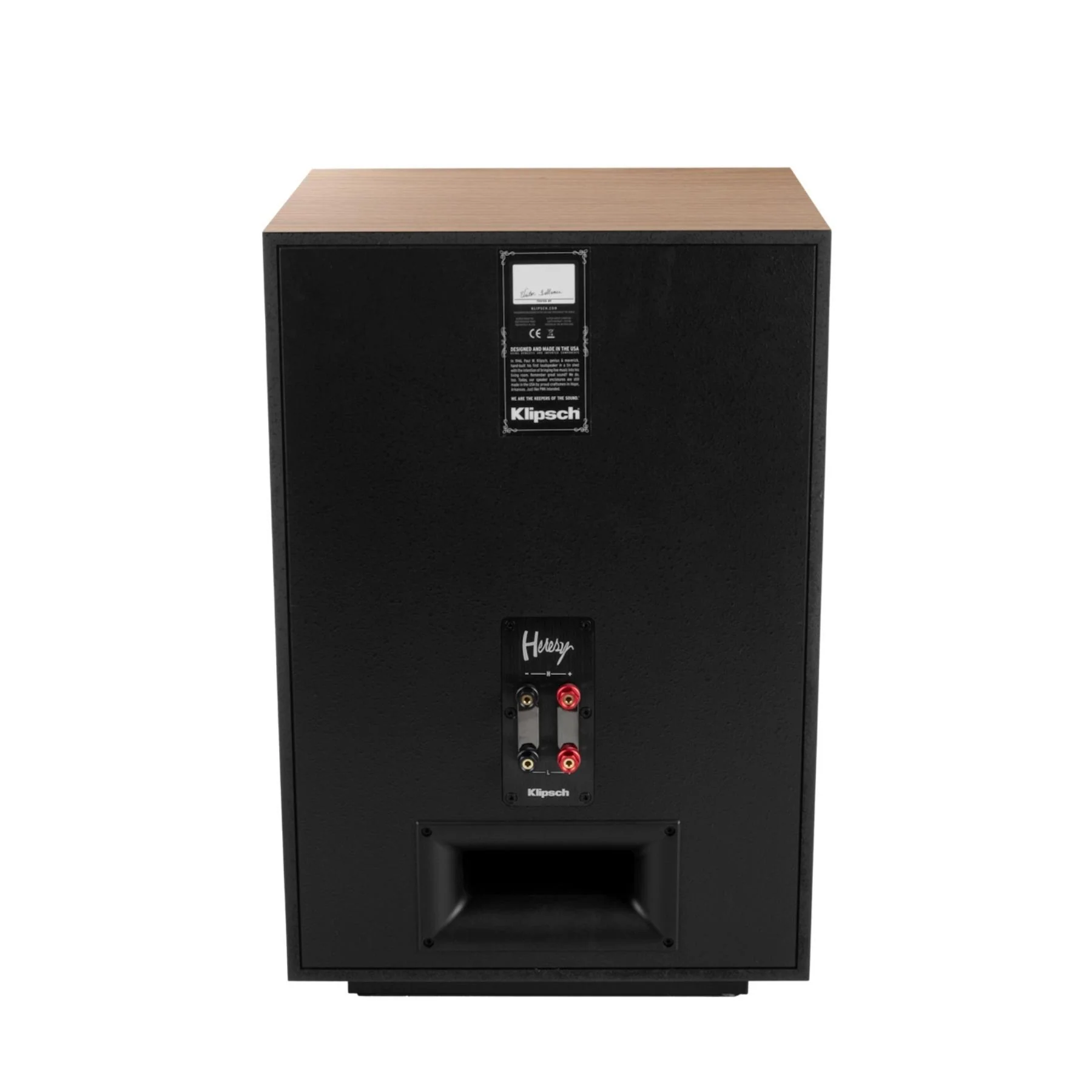 Klipsch Heresy IV Floorstanding Speakers - Red Oak Pair - Image 3