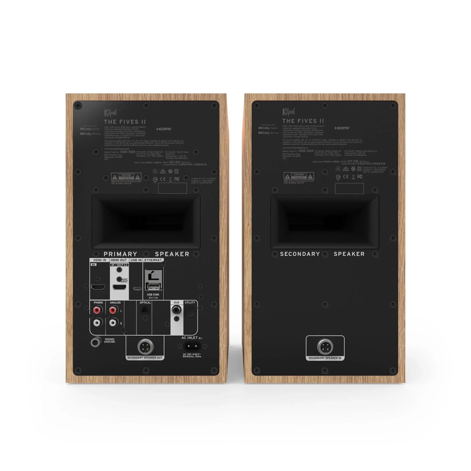 Klipsch The Fives II Dolby Atmos Powered Speakers - Image 8