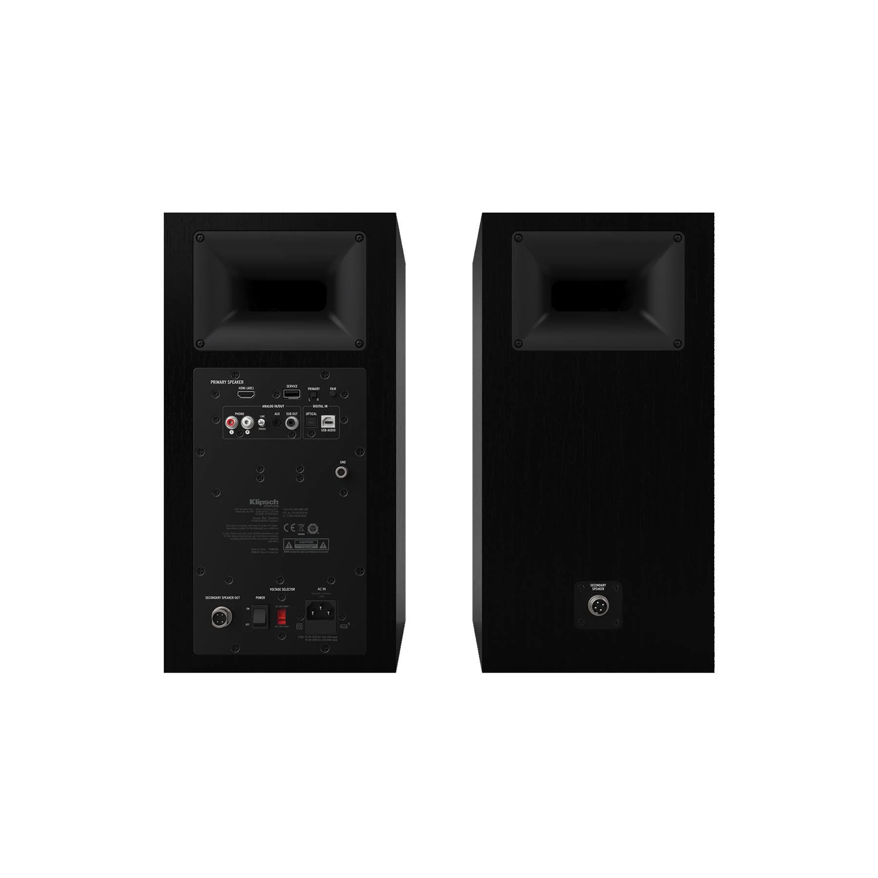 Klipsch The Sevens - Powered Bookshelf Speakers - Image 3