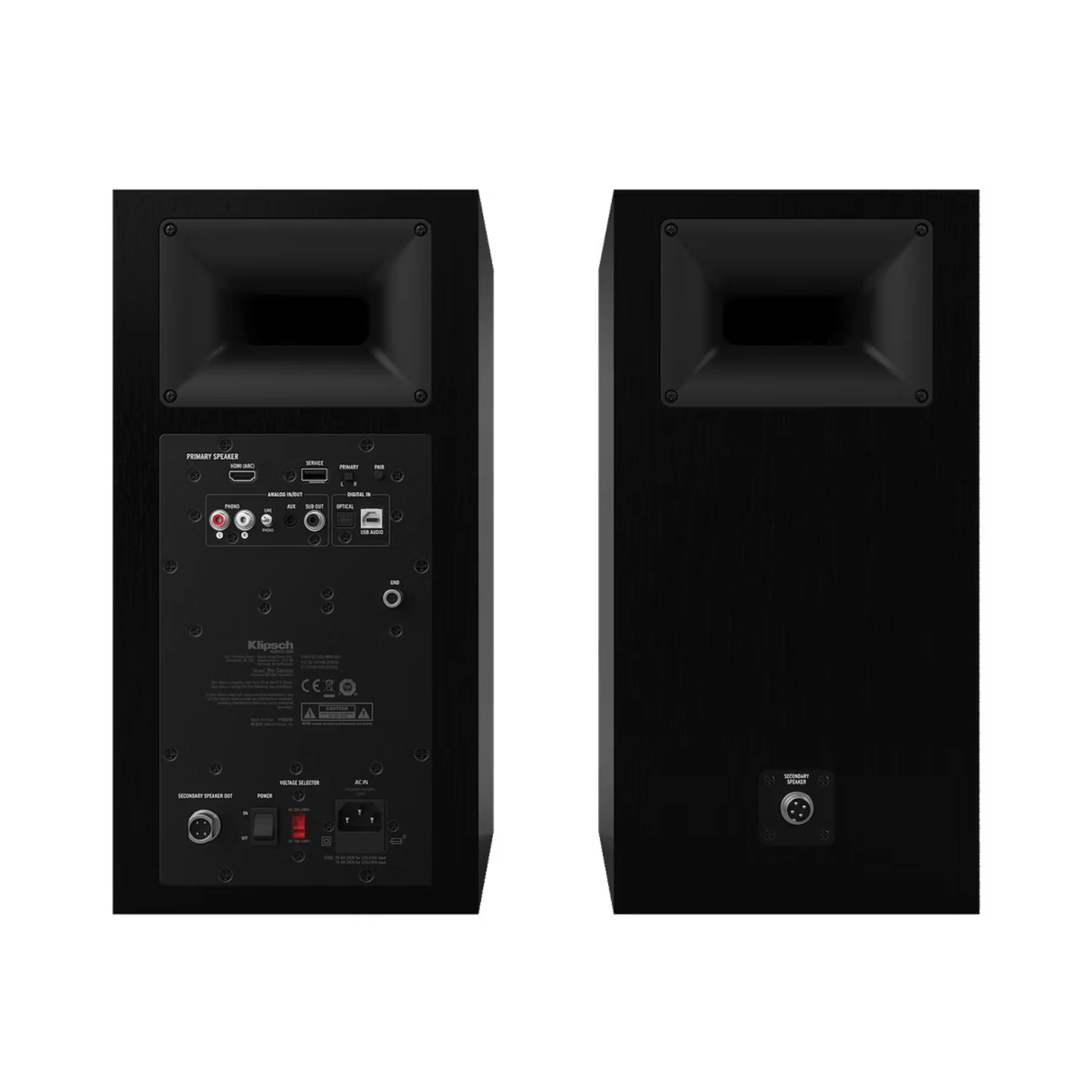 Klipsch The Sevens Heritage-Inspired Powered Speakers - Clearance / Open Box - Image 3