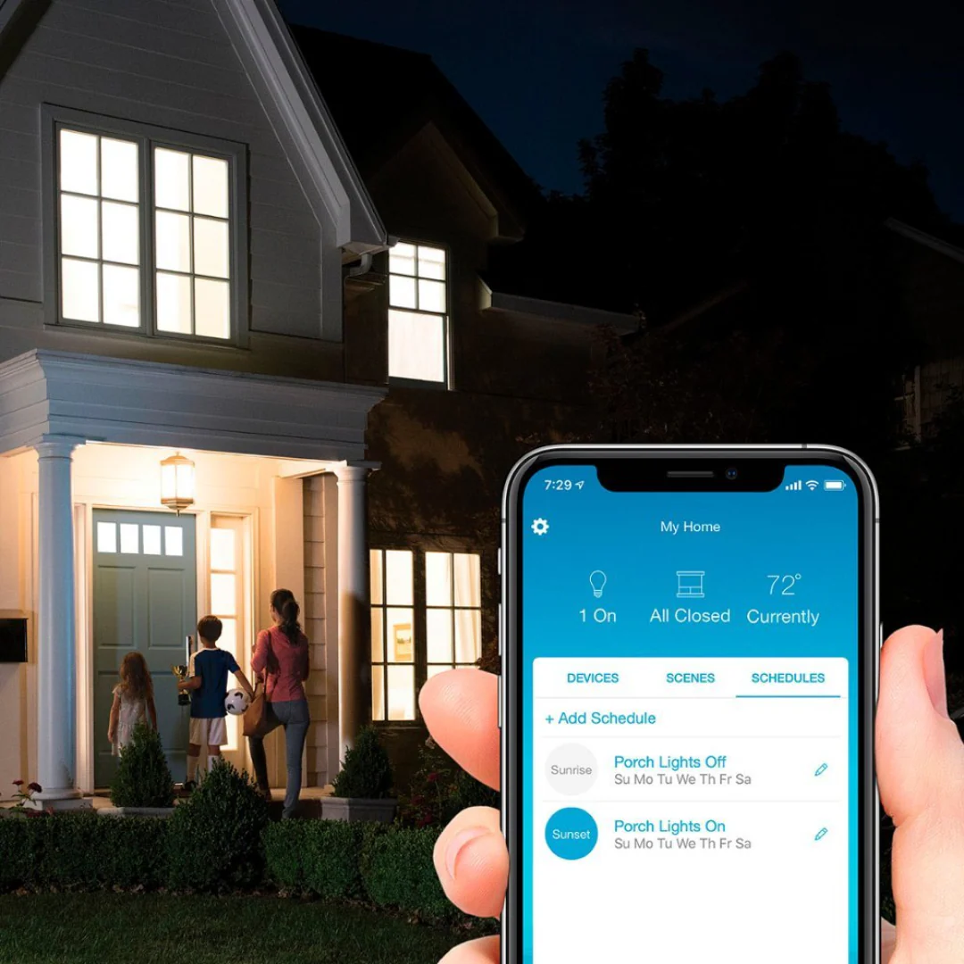 Lutron Caseta Smart Switch Starter Kit | P-BDG-PKG1WS | White - Image 2