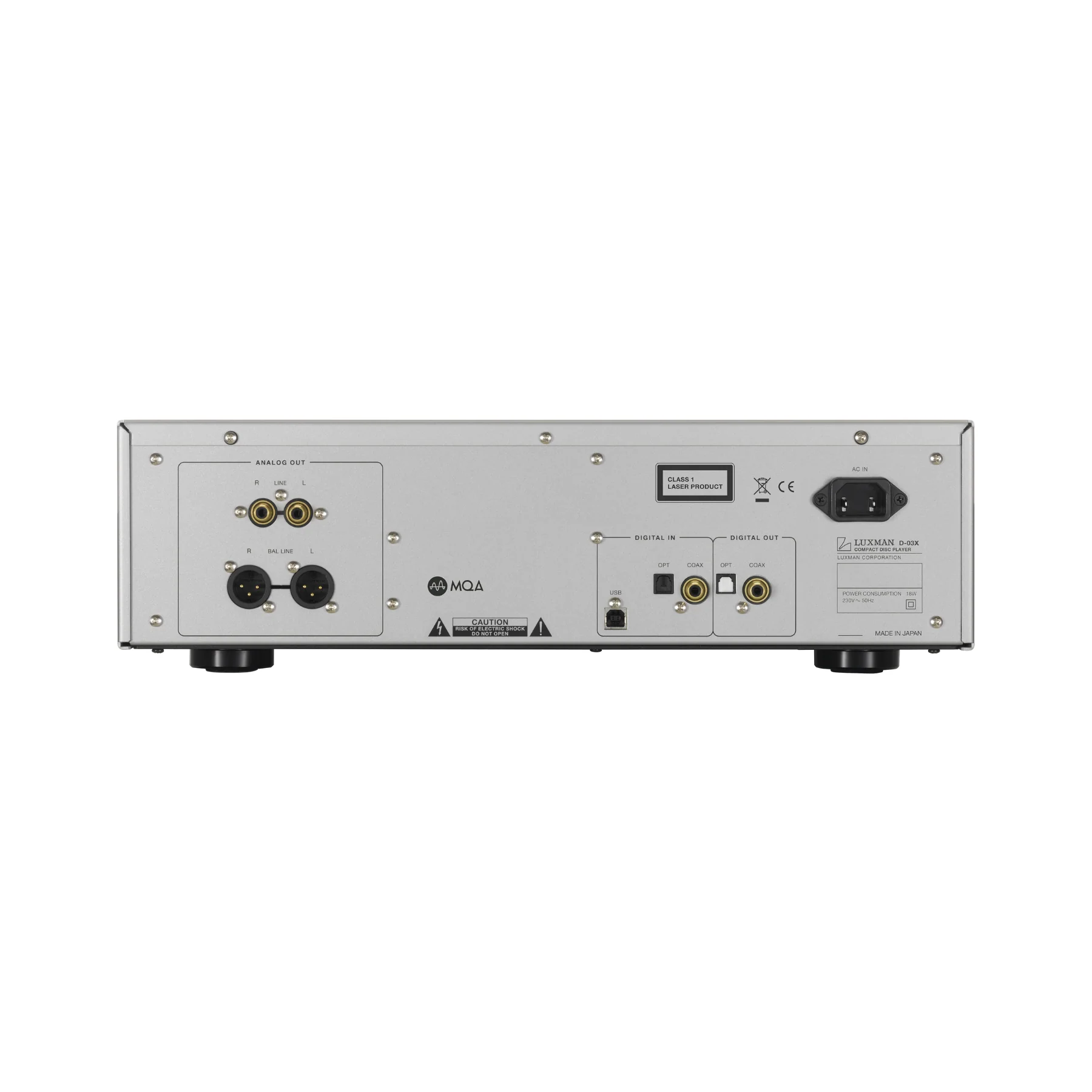 LUXMAN D-03X Compact Disc Player - Clearance / Open Box - Image 2