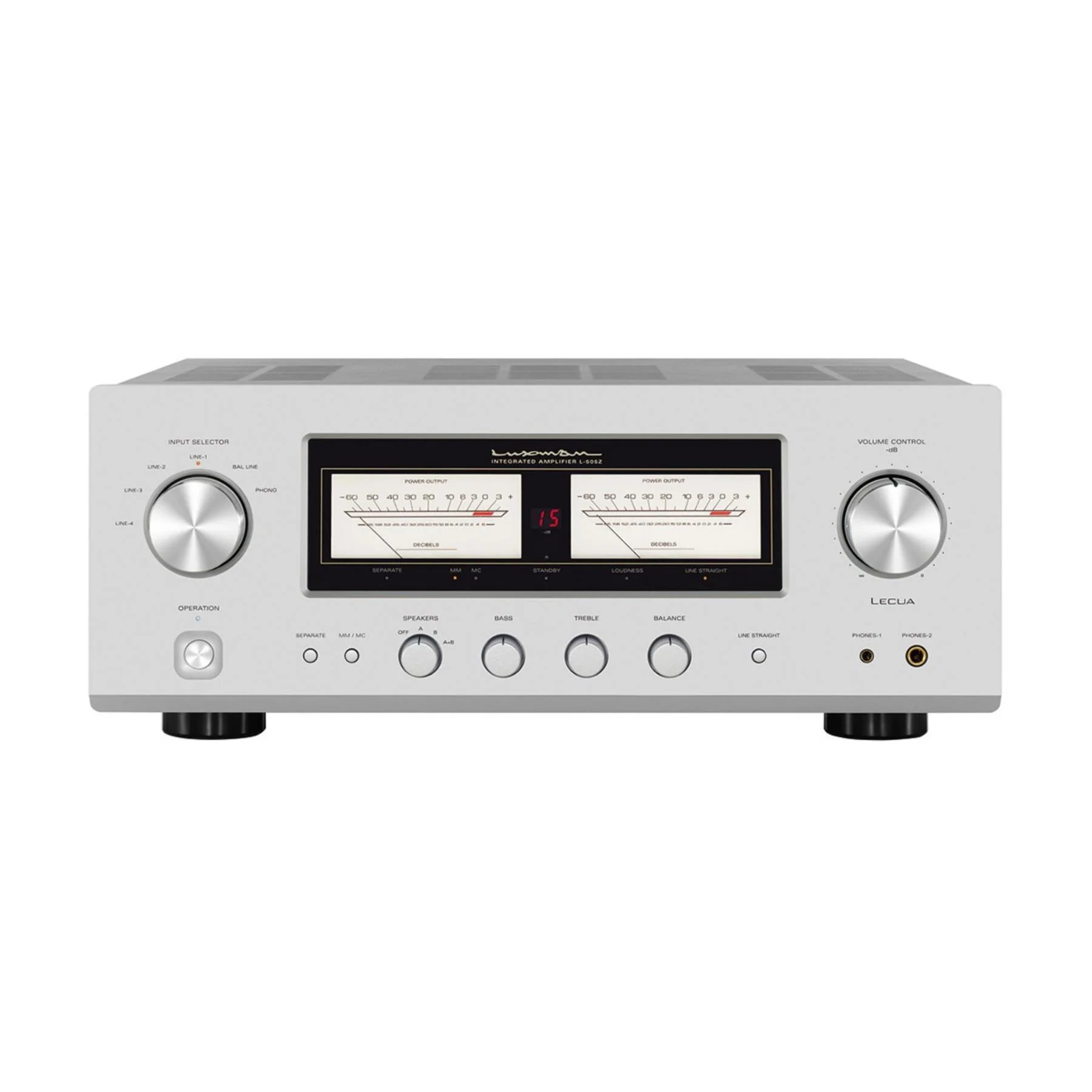 LUXMAN L505Z Integrated Amplifier-silver