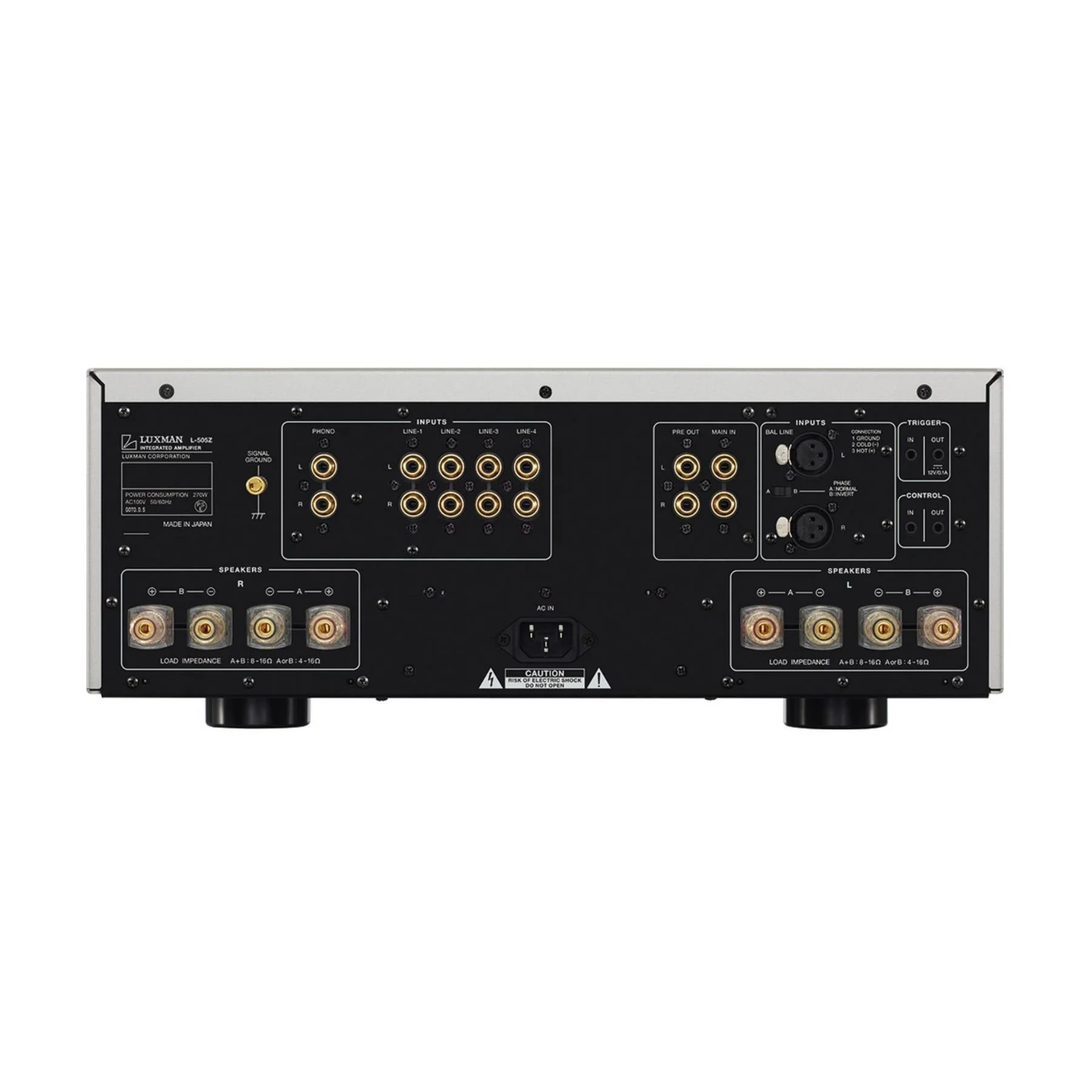 LUXMAN L505Z Integrated Amplifier-silver - Image 2