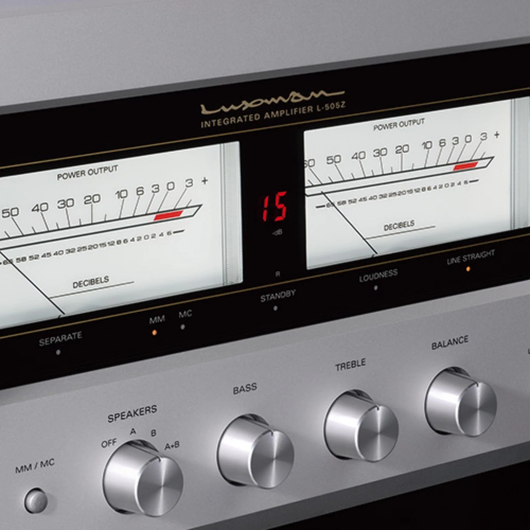 LUXMAN L505Z Integrated Amplifier-silver - Image 4