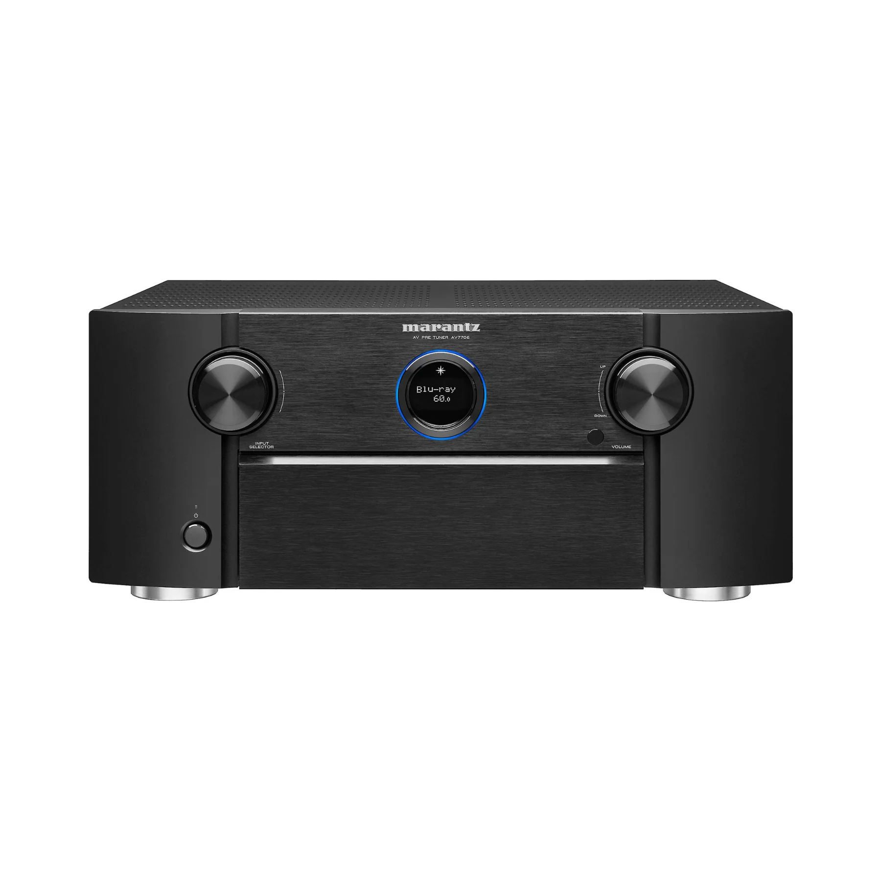 Marantz AV7706 Home theater preamp/processor with 11.2-channel processing, Dolby Atmos®, Apple AirPlay® 2, Bluetooth®, and HEOS Built-in - Clearance/ Open Box
