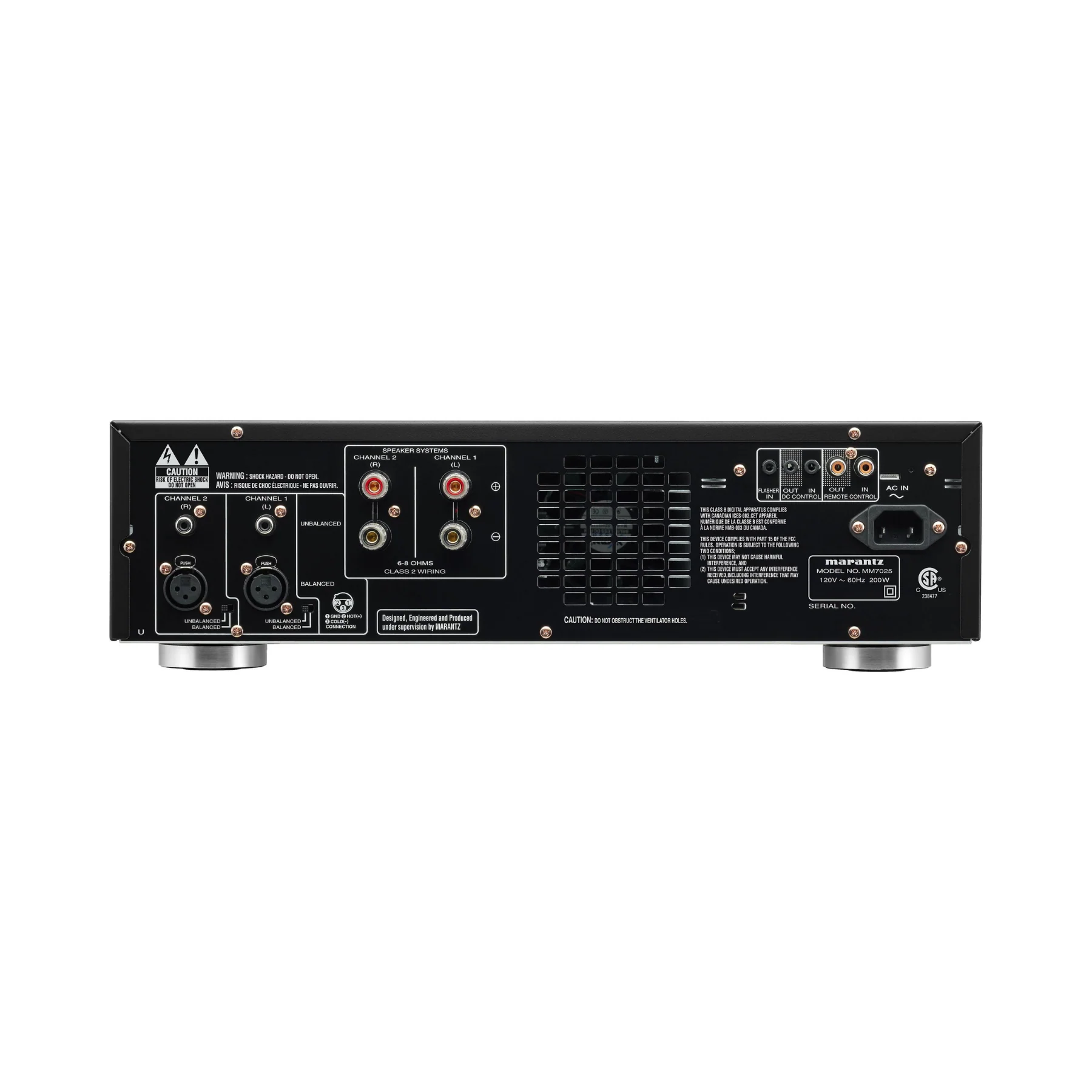 Marantz MM7025 - 2- Channel Power Amplifier - Clearance / Open Box - Image 2