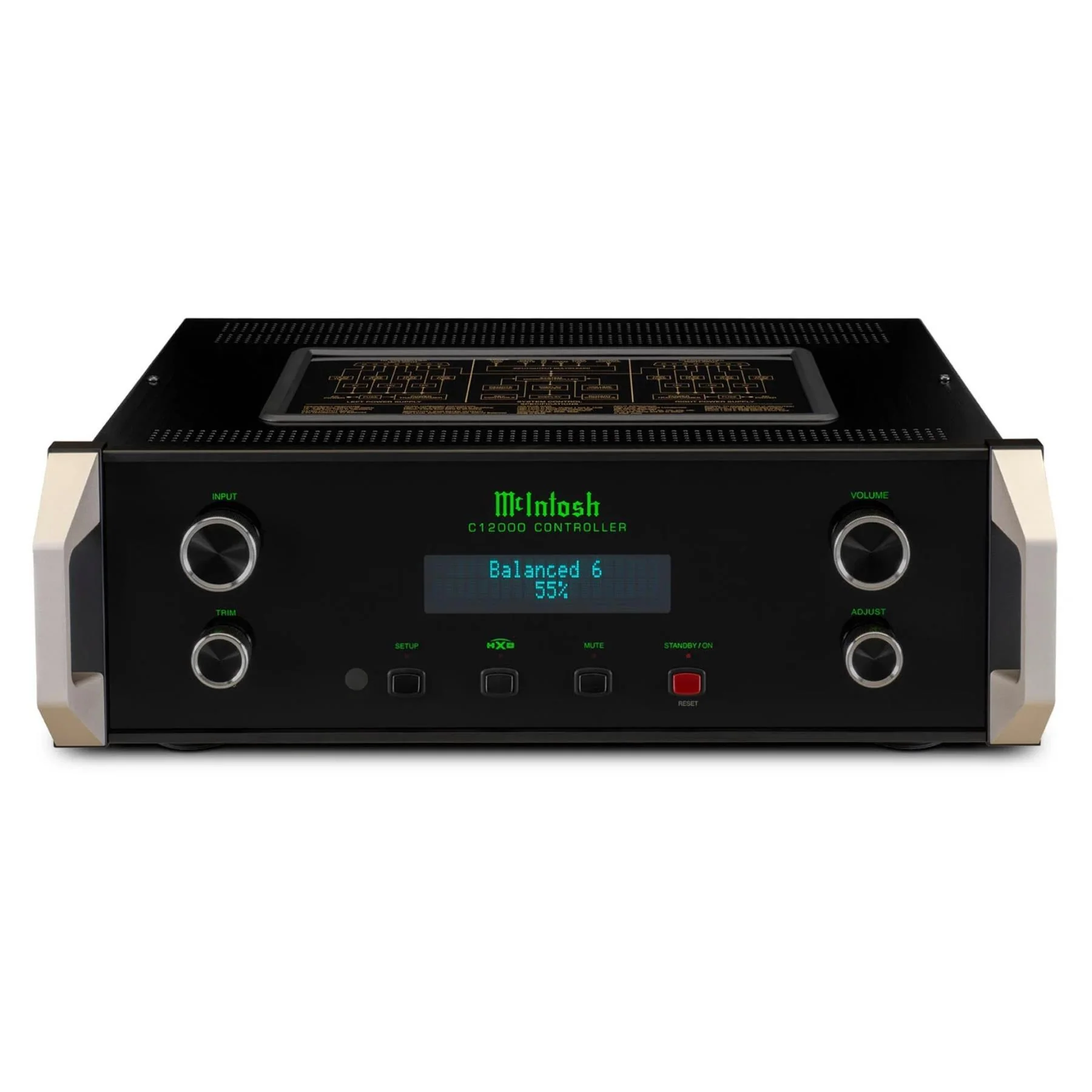 McIntosh C12000 2-Channel Solid State and Vacuum Tube Preamplifier - Image 2