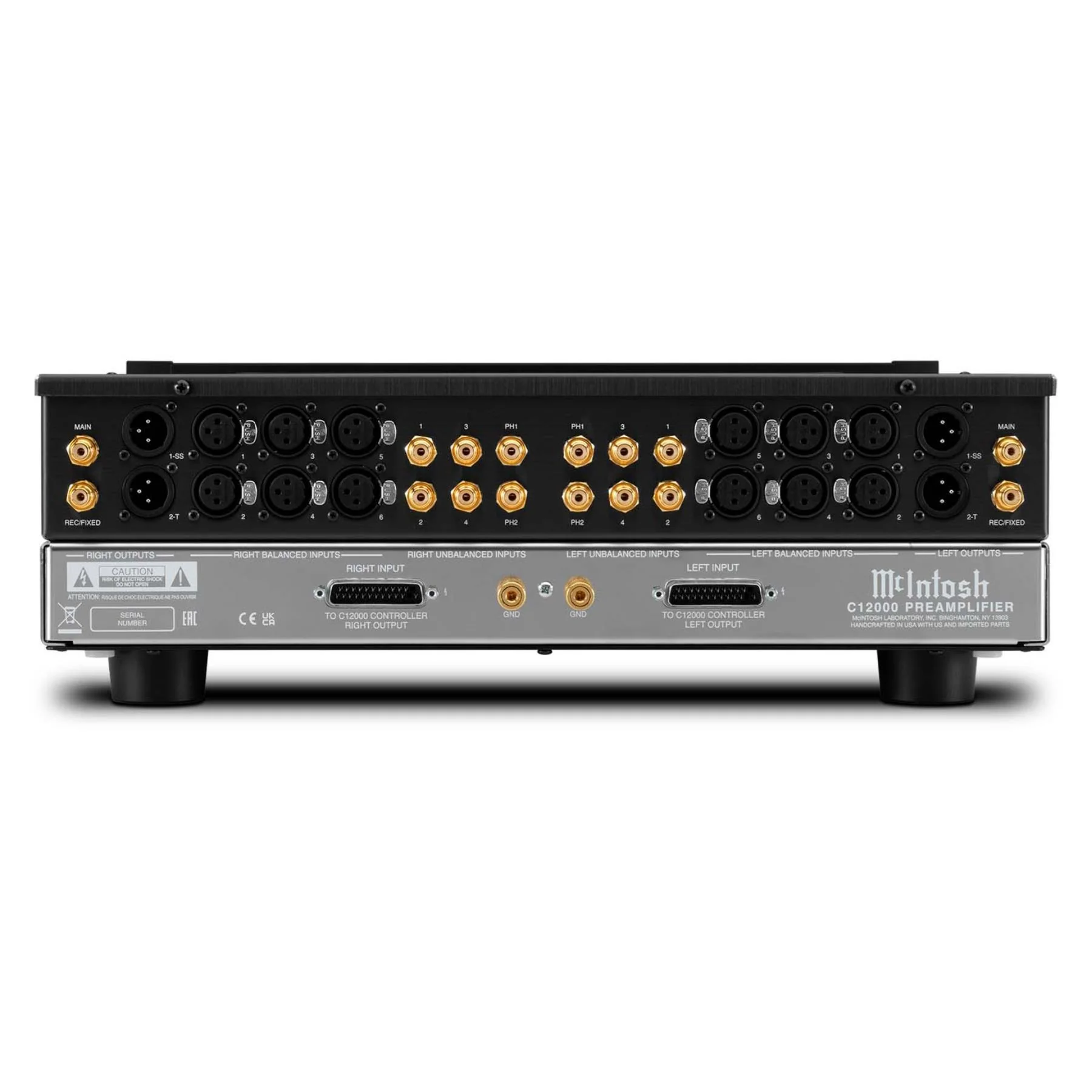 McIntosh C12000 2-Channel Solid State and Vacuum Tube Preamplifier - Image 4
