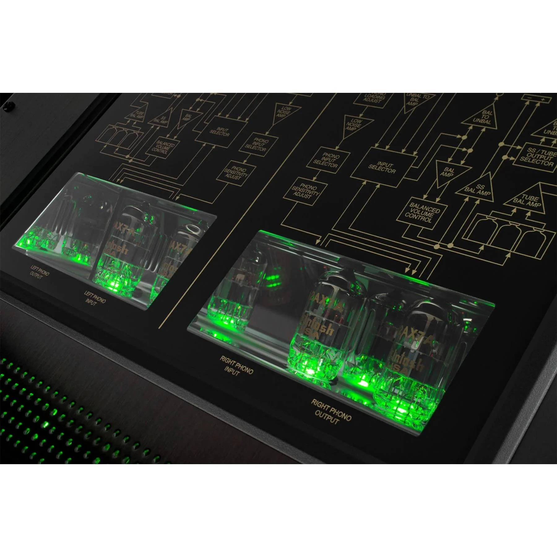McIntosh C12000 2-Channel Solid State and Vacuum Tube Preamplifier - Image 8