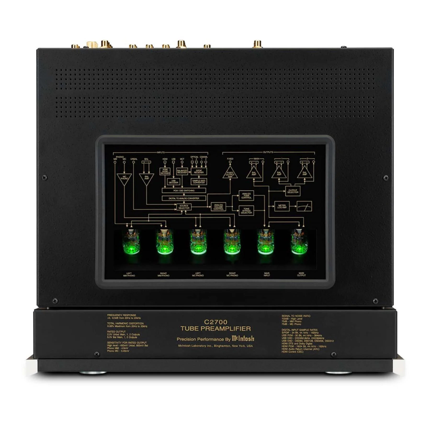 McIntosh C2700 2-Channel Vacuum Tube Preamplifier - Image 8