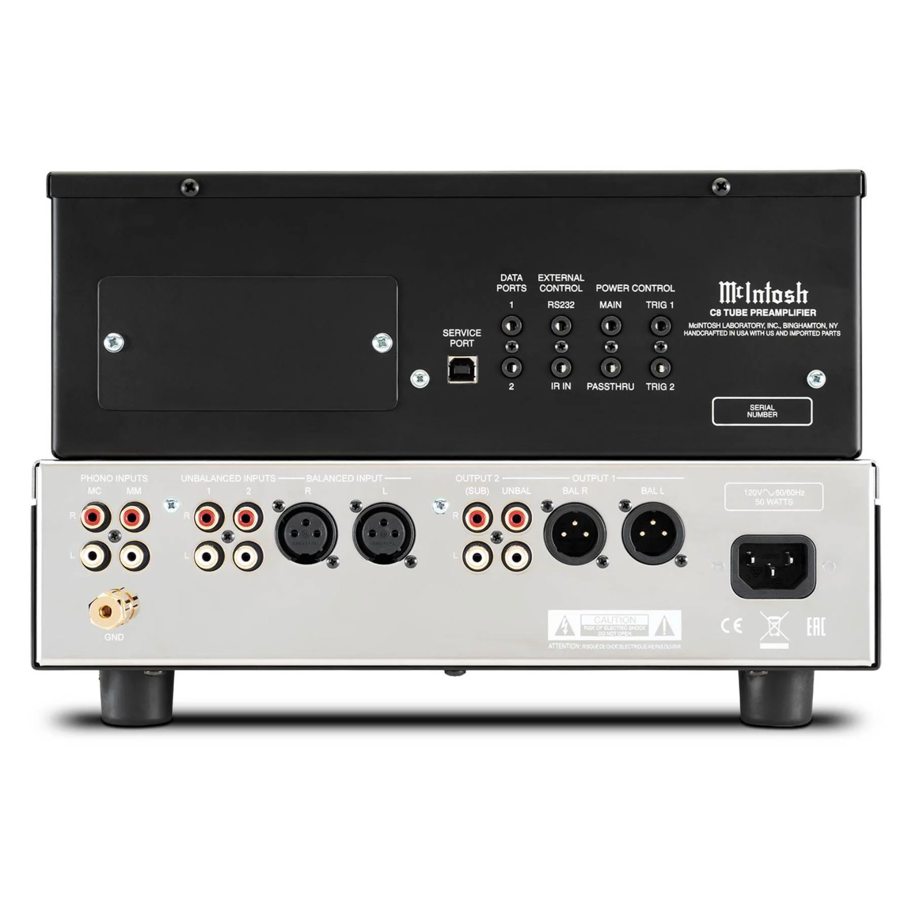 McIntosh C8 2-Channel Vacuum Tube Preamplifier - Image 2