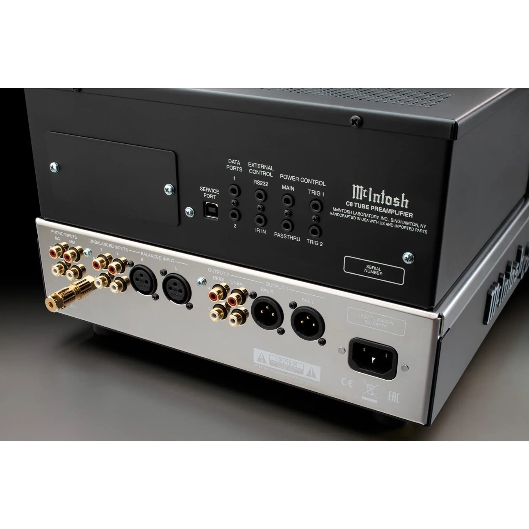 McIntosh C8 2-Channel Vacuum Tube Preamplifier - Image 7