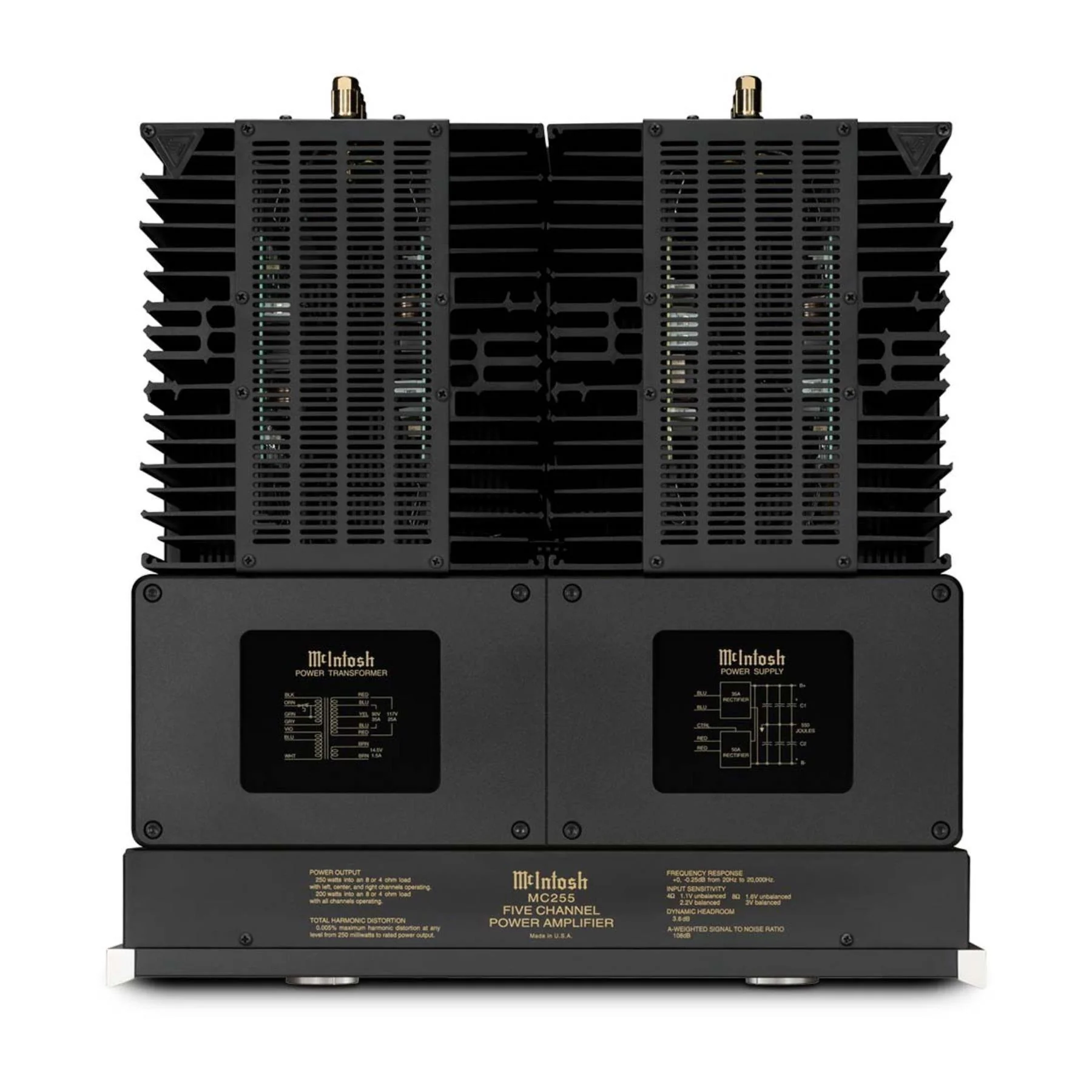 McIntosh MC255 5-Channel Solid State Amplifier - Image 4