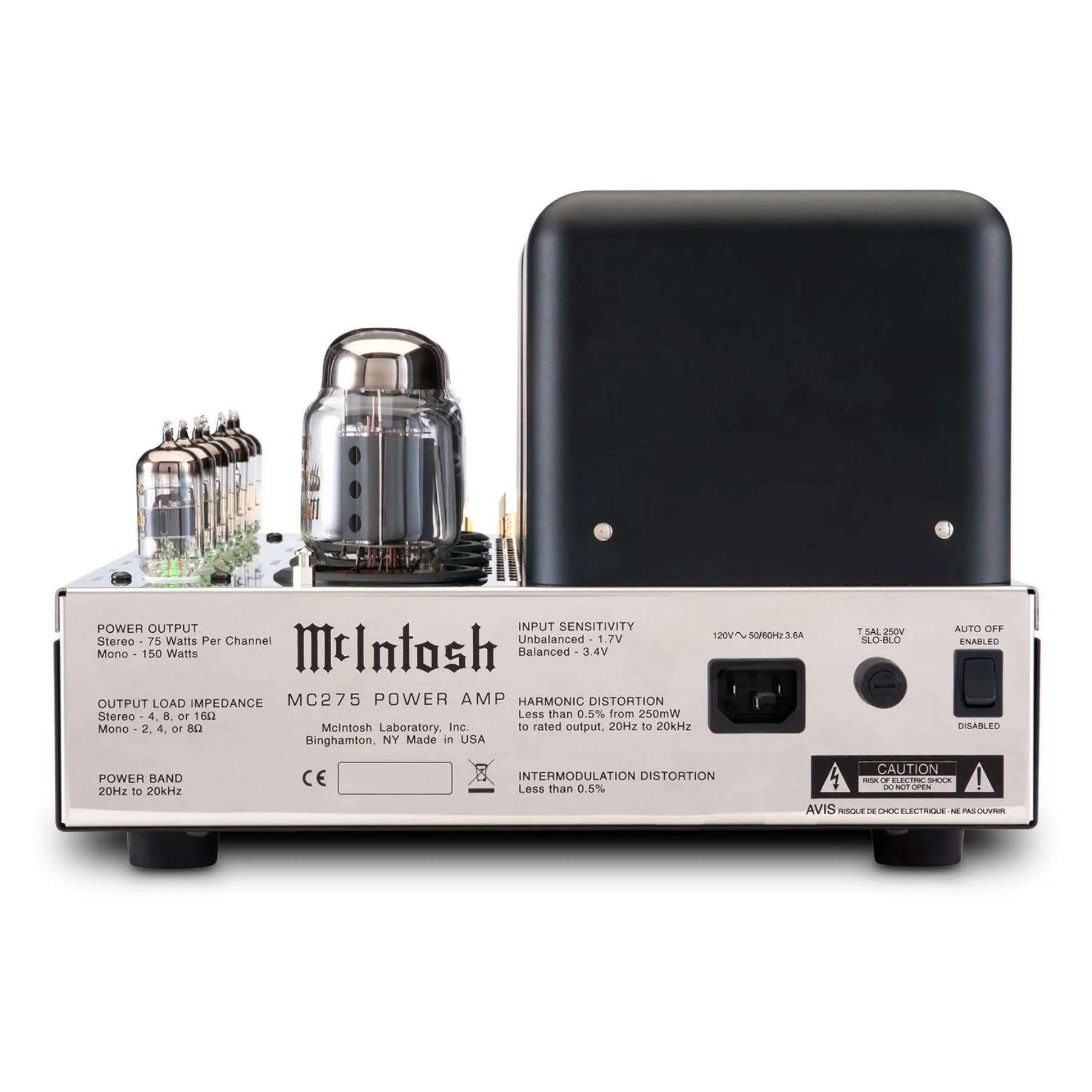 McIntosh MC275 2-Channel Vacuum Tube Amplifier - Image 6