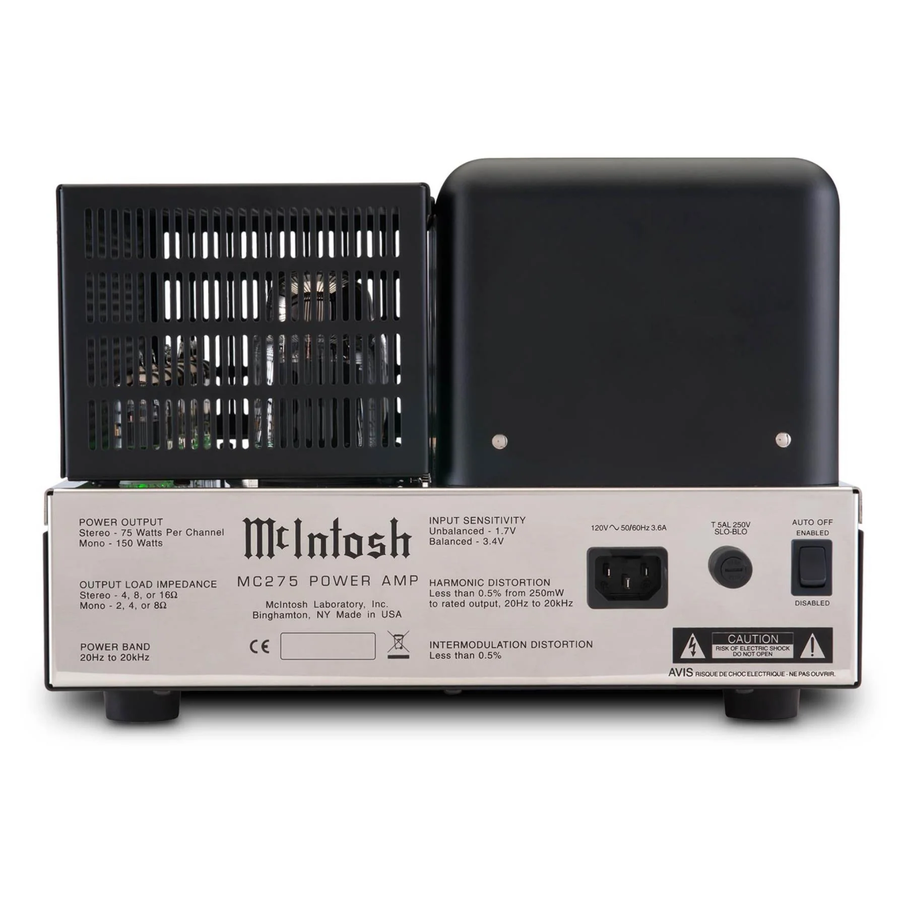 McIntosh MC275 2-Channel Vacuum Tube Amplifier - Image 7