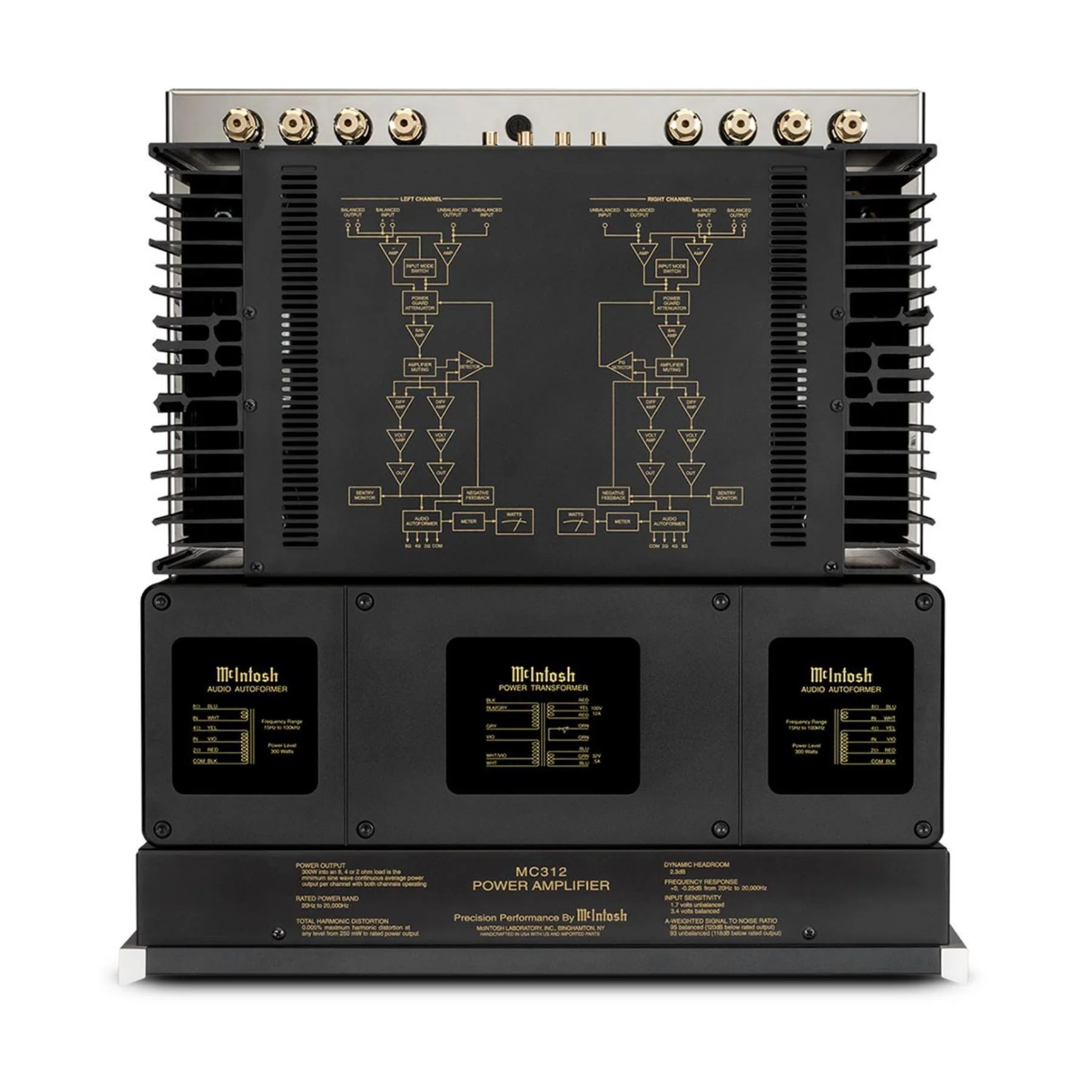 McIntosh MC312 2-Channel Solid State Amplifier - Image 3