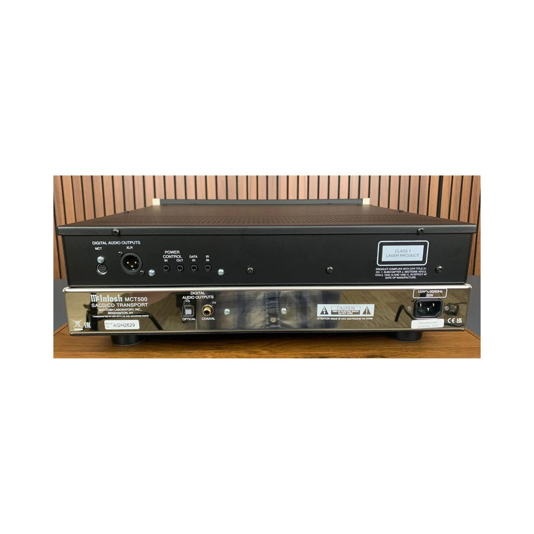 McIntosh MCT500 2-Channel SACD/CD Transport - Preowned - No Manufacturer Warranty - Image 5