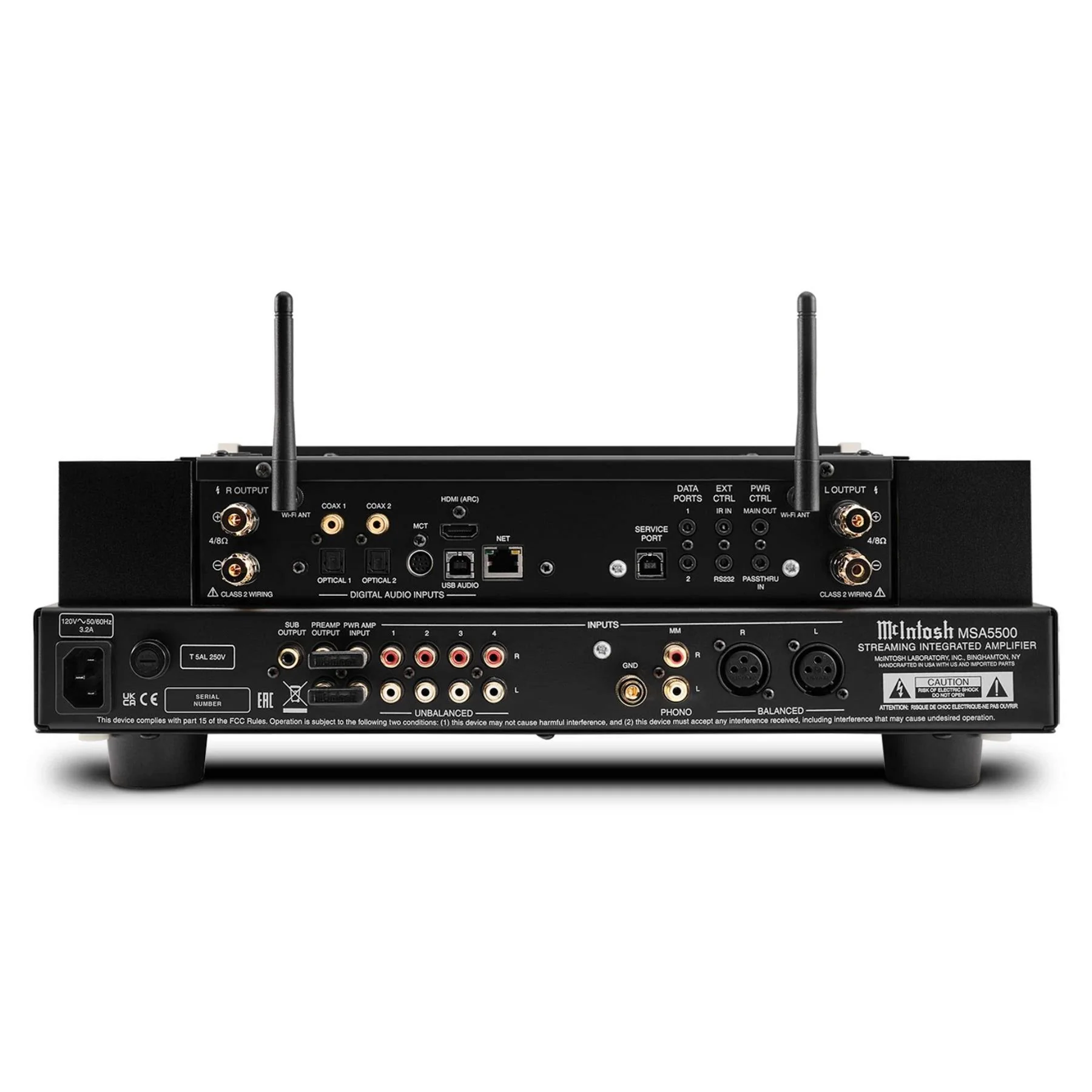 McIntosh MSA5500 2-Channel Streaming Integrated Amplifier - Image 2