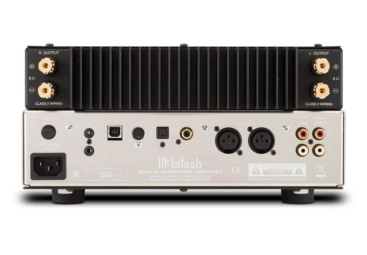 McIntosh MHA150 - 2-Channel Headphone Amplifier/DAC/Integrated Amp - Image 4