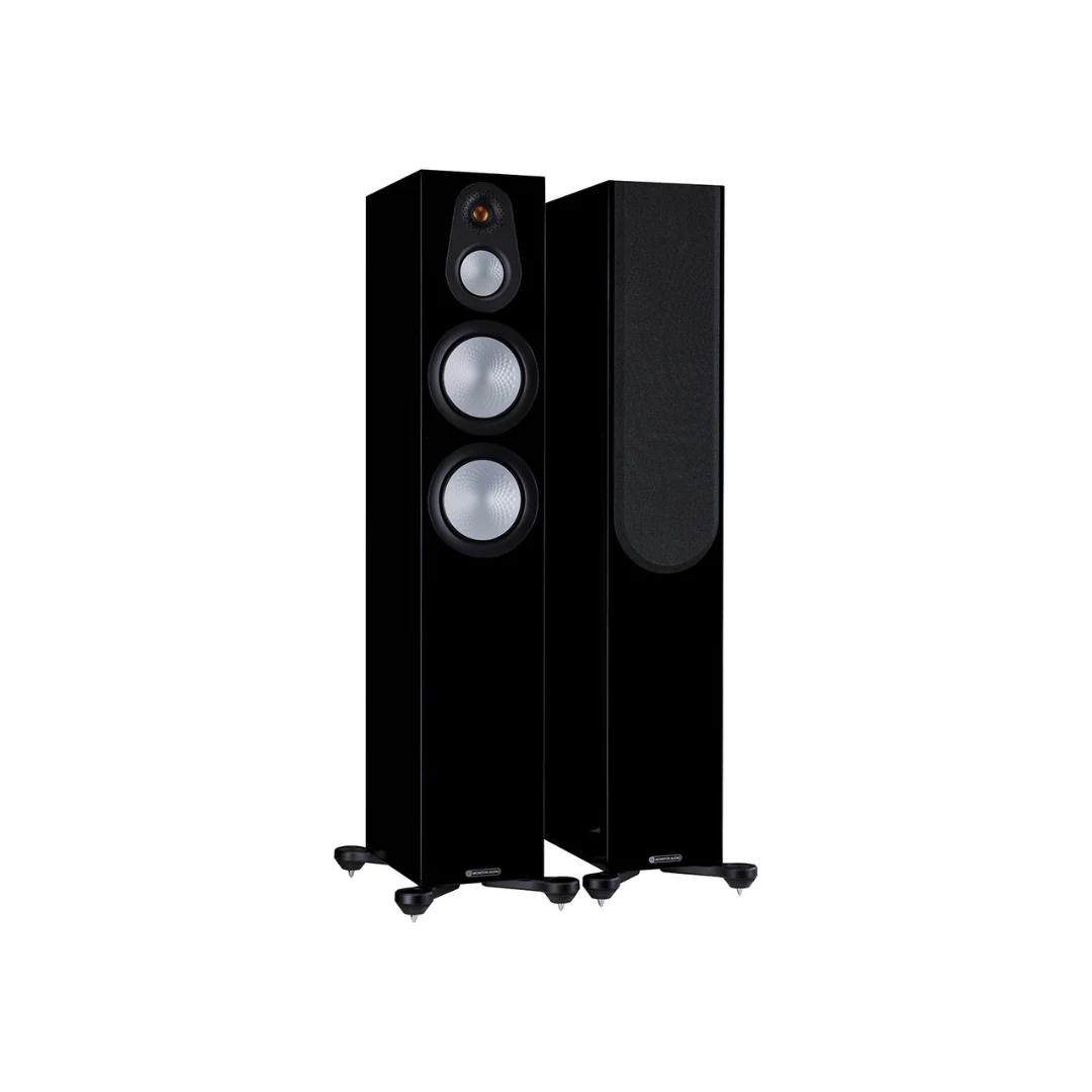 Monitor Audio Silver 300 7G Floorstanding Speakers (Pair) in Gloss Black