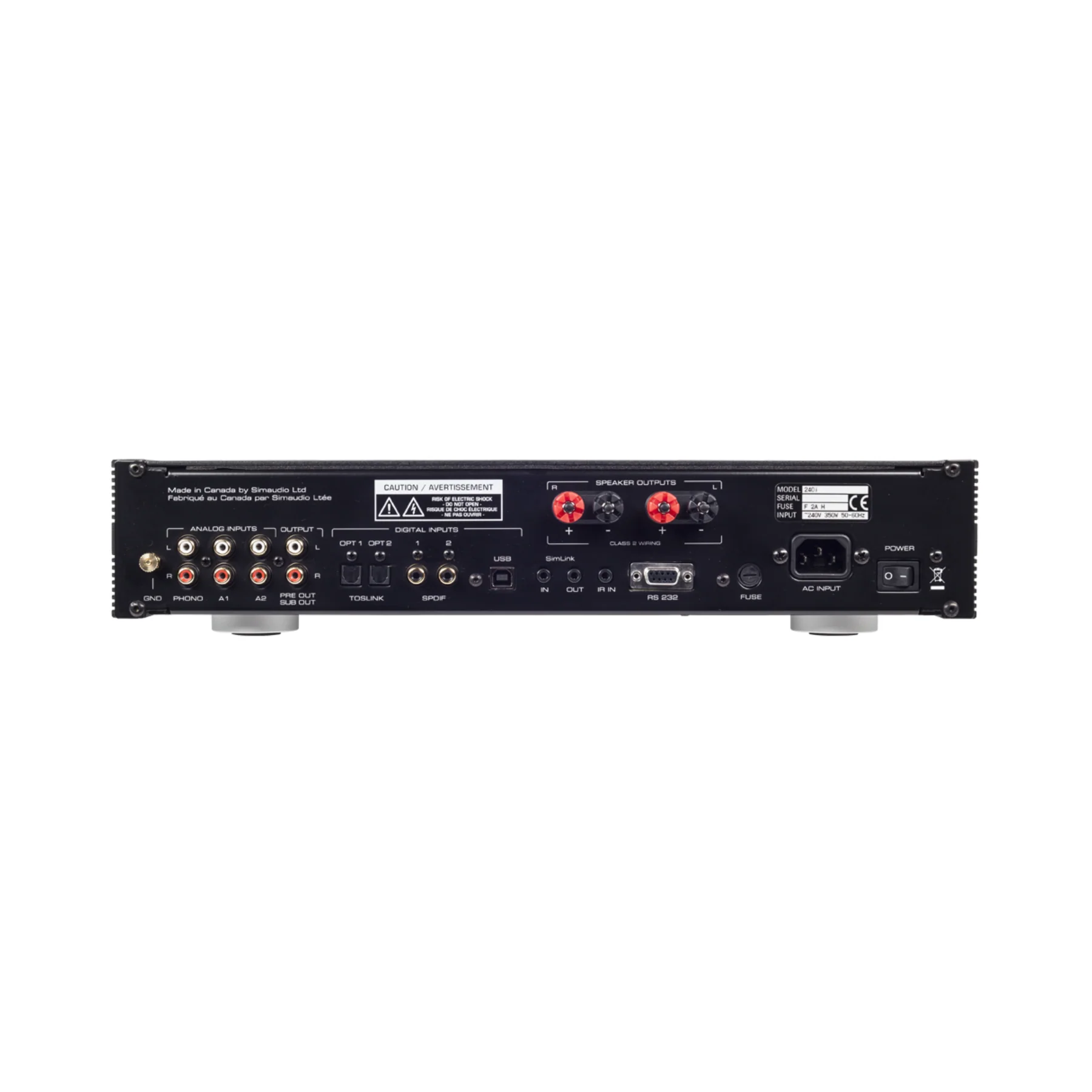 MOON 240i - Integrated Amplifier with 32-bit / DSD DAC - Clearance / Open Box - Image 3