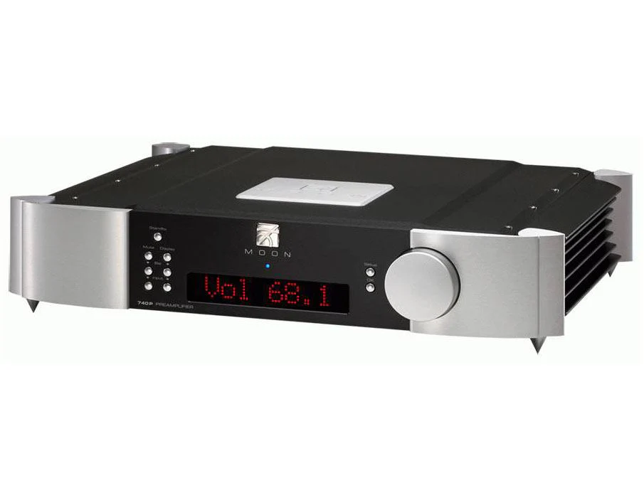 MOON 740P Preamplifier Two-Tone (Silver/Black) Open Box
