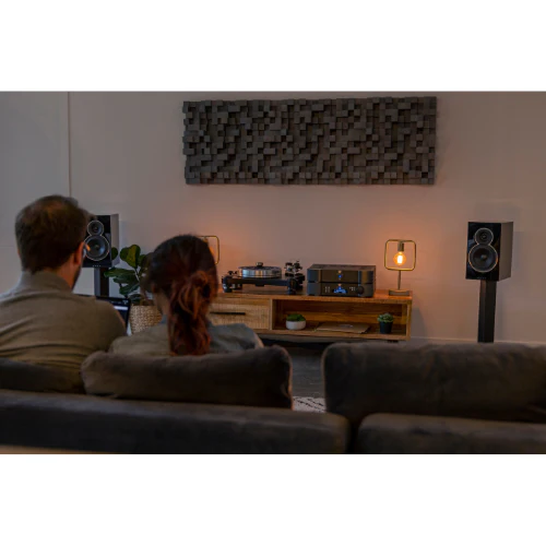 MOON Voice 22 Pair Speaker Stands in Black - Image 3