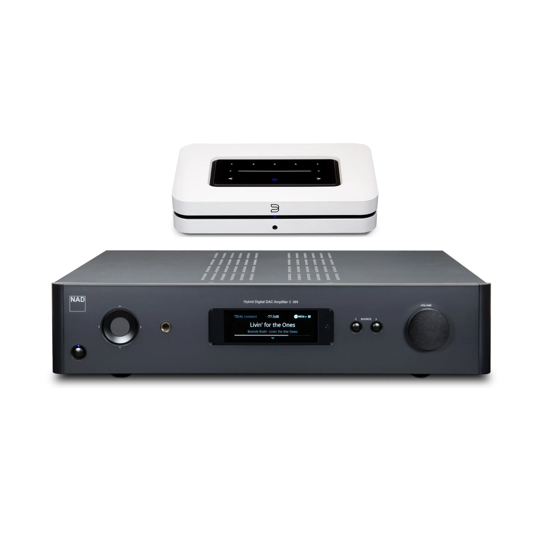 NAD C 389 Integrated Amplifier & Bluesound NODE Music Streamer Bundle - Image 9