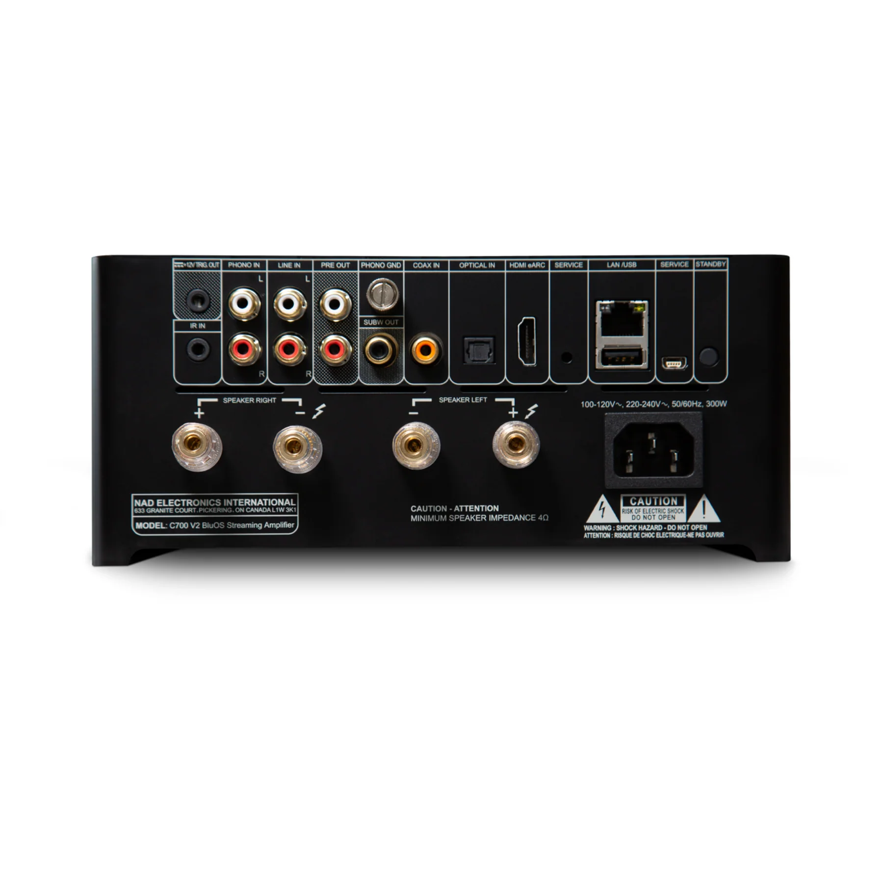 NAD C700V2 Integrated Amp Music Streamer - Image 2