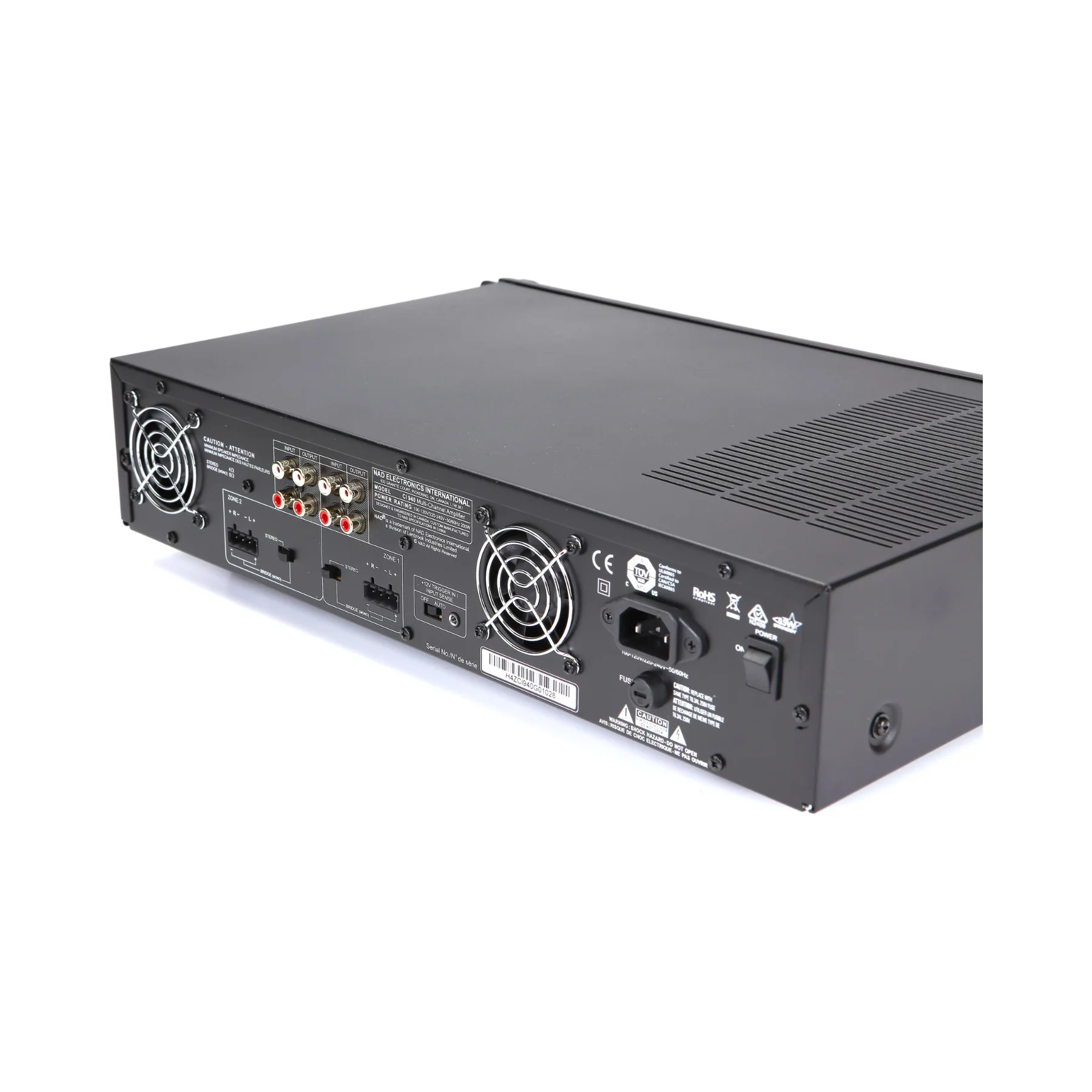 NAD CI 940 4-Channel Power Amplifier - Clearance / Open Box - Image 3