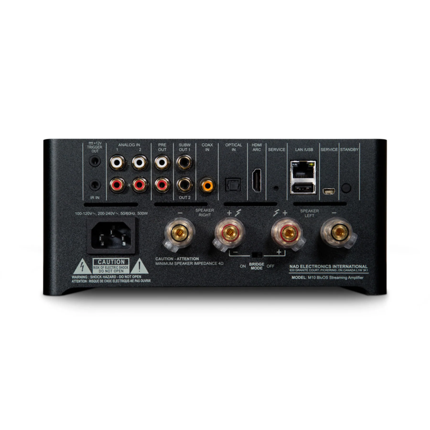 NAD Masters Series M10 BluOs Streaming Amplifier Clearance/ Open box - Image 2