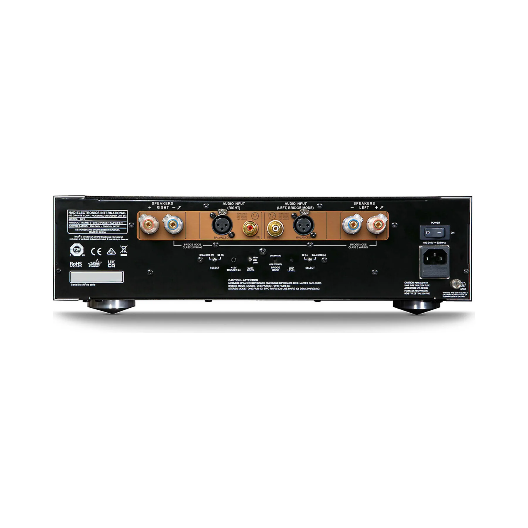 NAD Masters Series M23 Stereo power amplifier - Clearance/ Open Box - Image 2