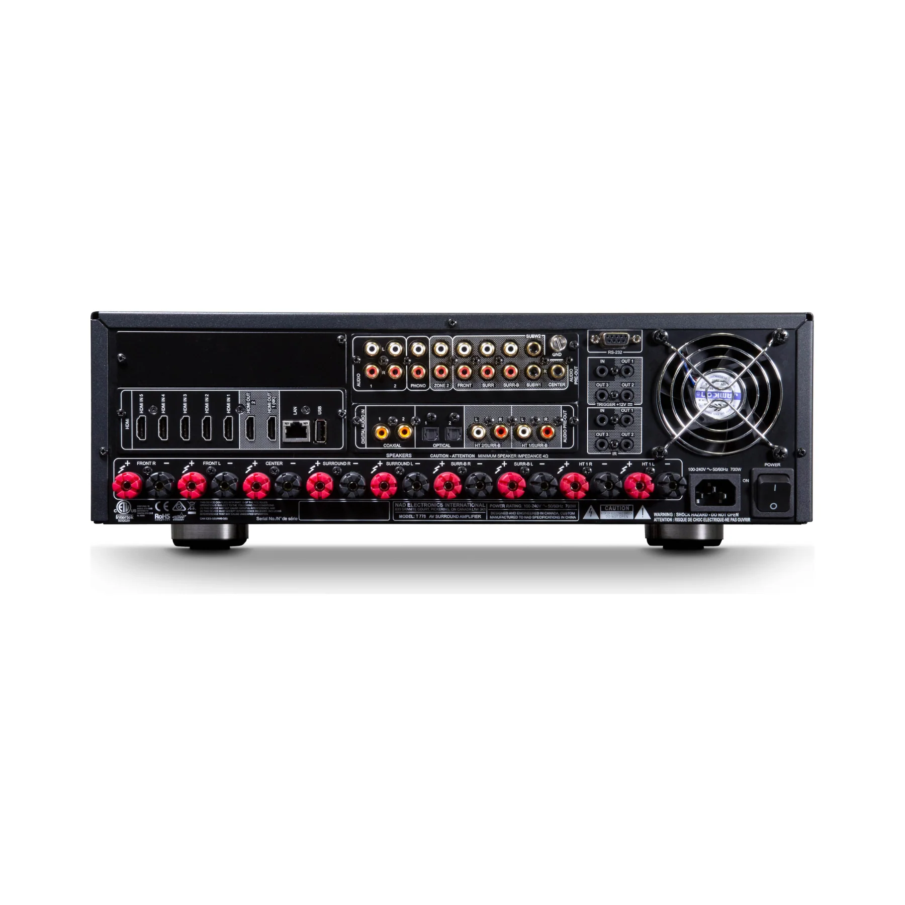 NAD T778 Home Theater Receiver - Image 2