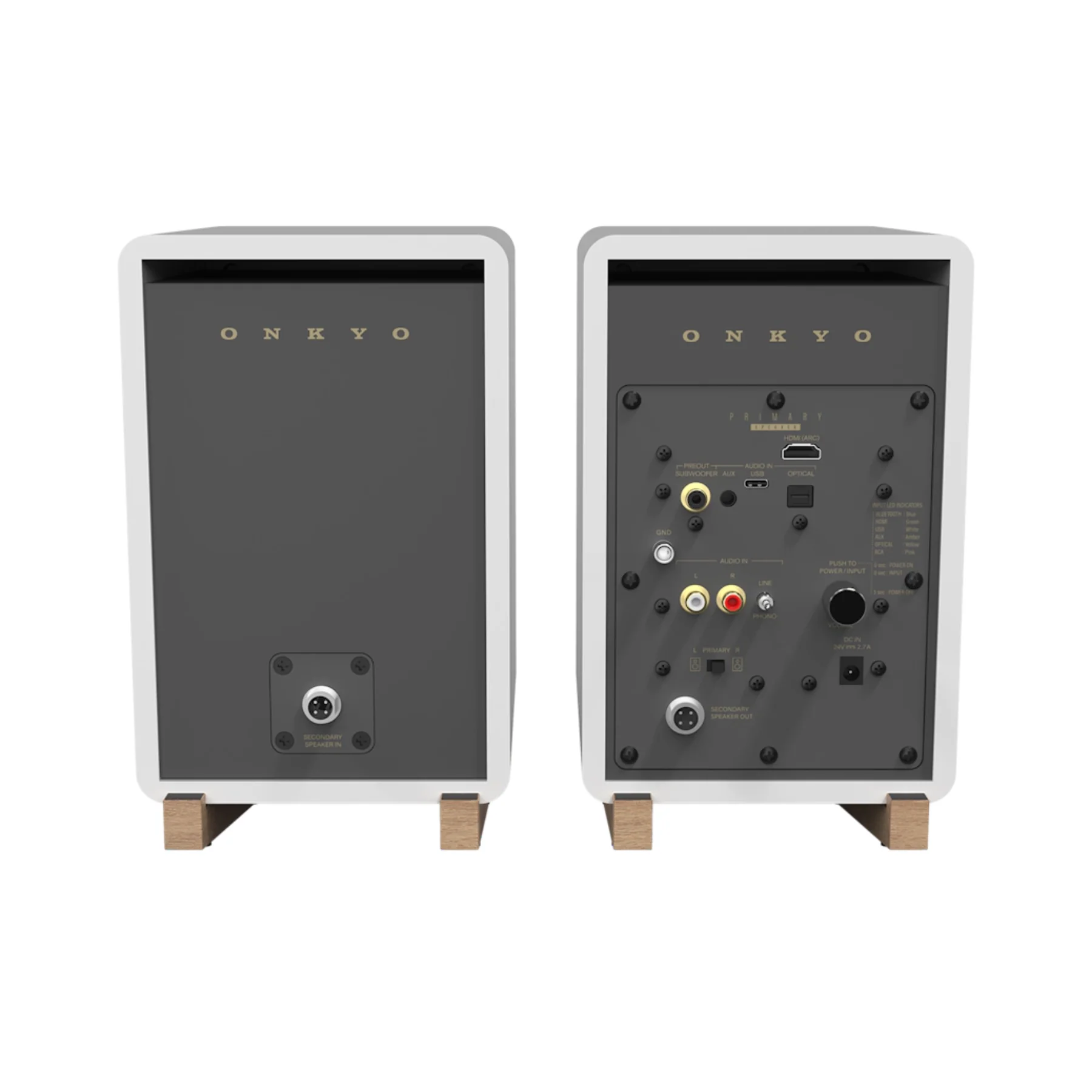 Onkyo GX-30ARC Powered Speakers with HDMI ARC - Clearance / Open Box - Image 2