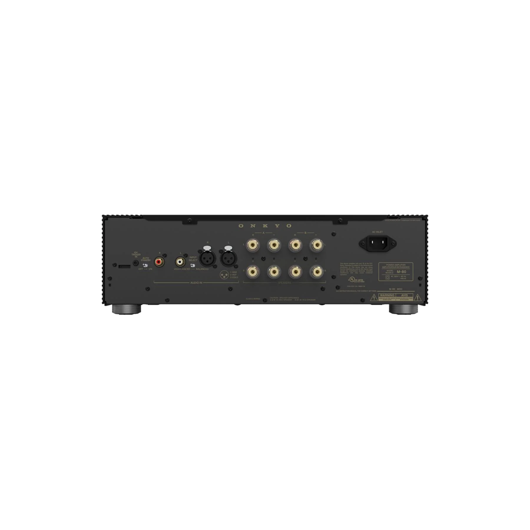 Onkyo M-80 Stereo Power Amplifier - Image 12