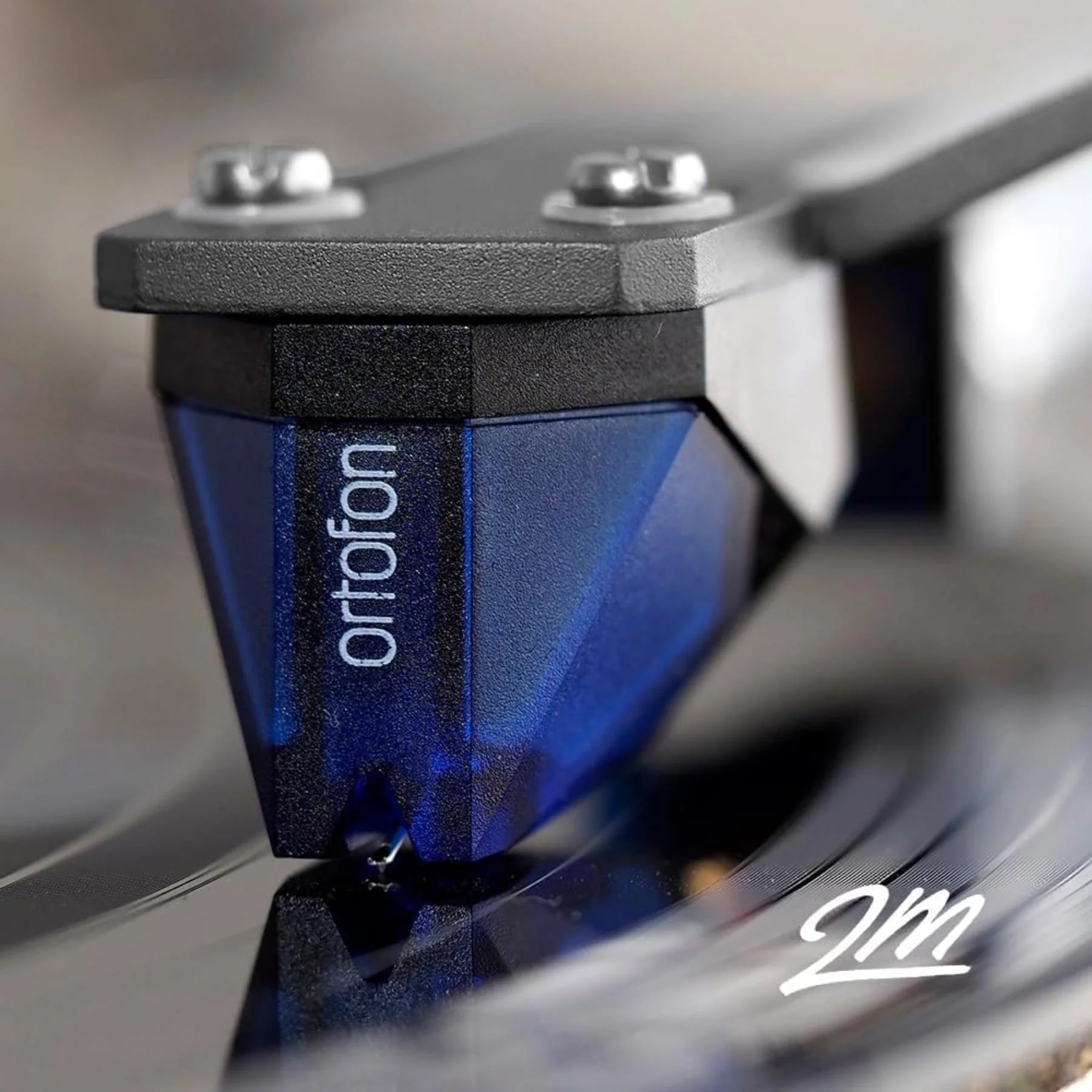 Ortofon 2M Blue Moving Magnet Cartridge Premounted on SH-4 Black Headshell - Image 3