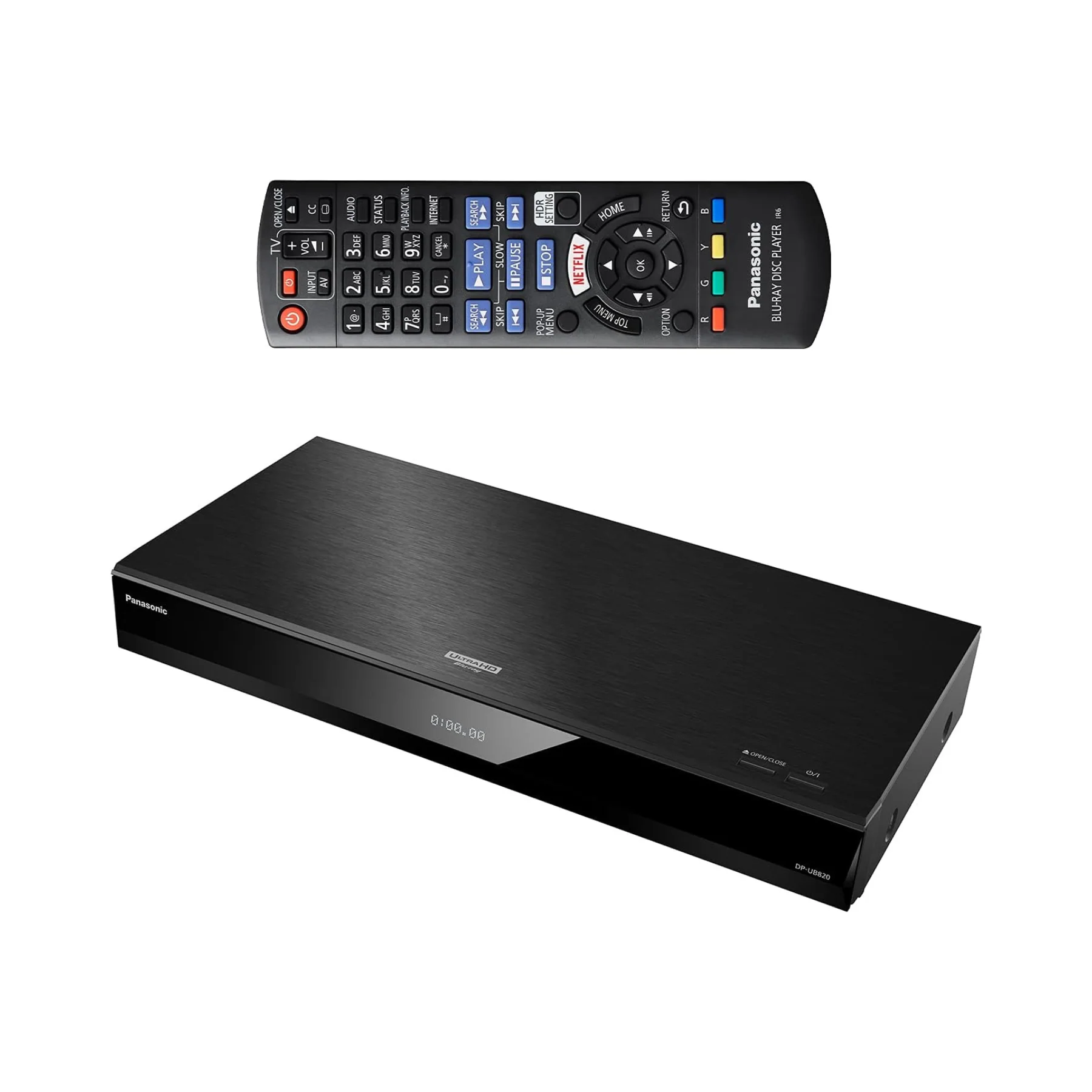 Panasonic DP-UB820-K - 4K Ultra HD Voice Assist Blu-ray Player with HDR10+ - Clearance / Open Box - Image 4