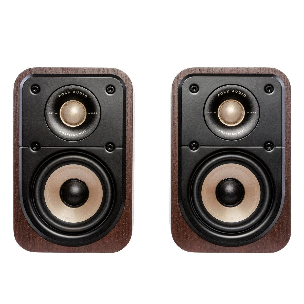 Polk Audio Signature Elite ES10 - High-Resolution Surround Speakers for Hi-Fi Home Theater (Walnut) - Clearance / Open Box