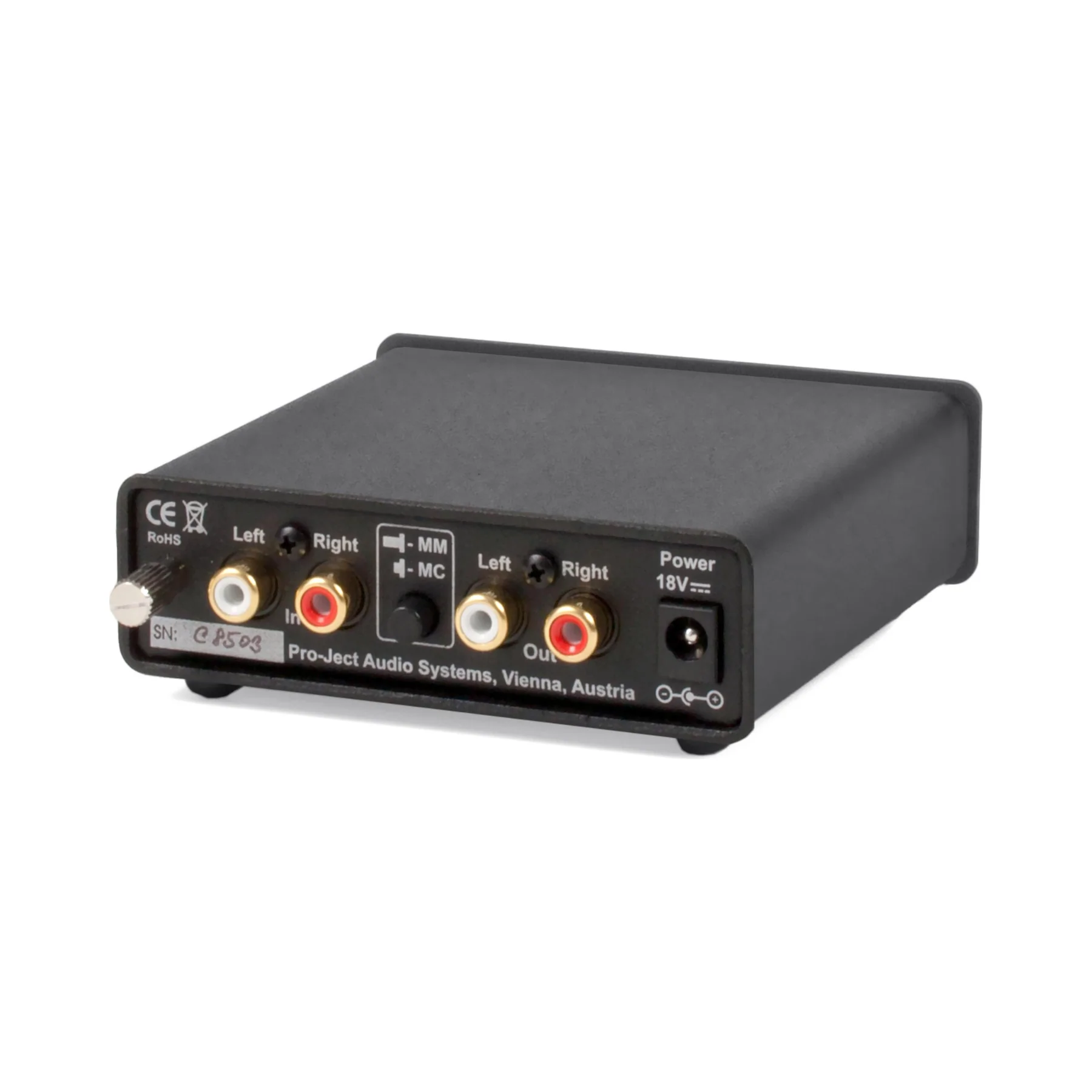 Pro-Ject Phono Box DC - MM/MC Phono Preamp (Black) - Clearance / Open Box - Image 2