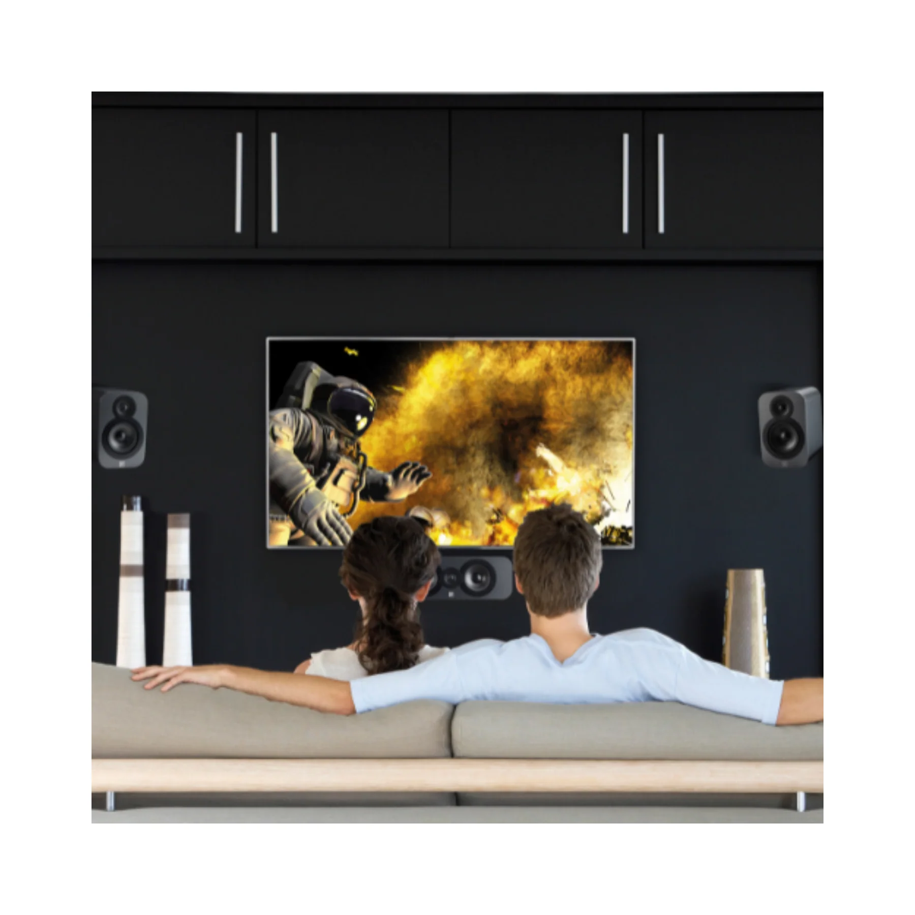 Q Acoustics 3010i Bookshelf Speakers (Carbon Black) - Clearance / Open Box - Image 8