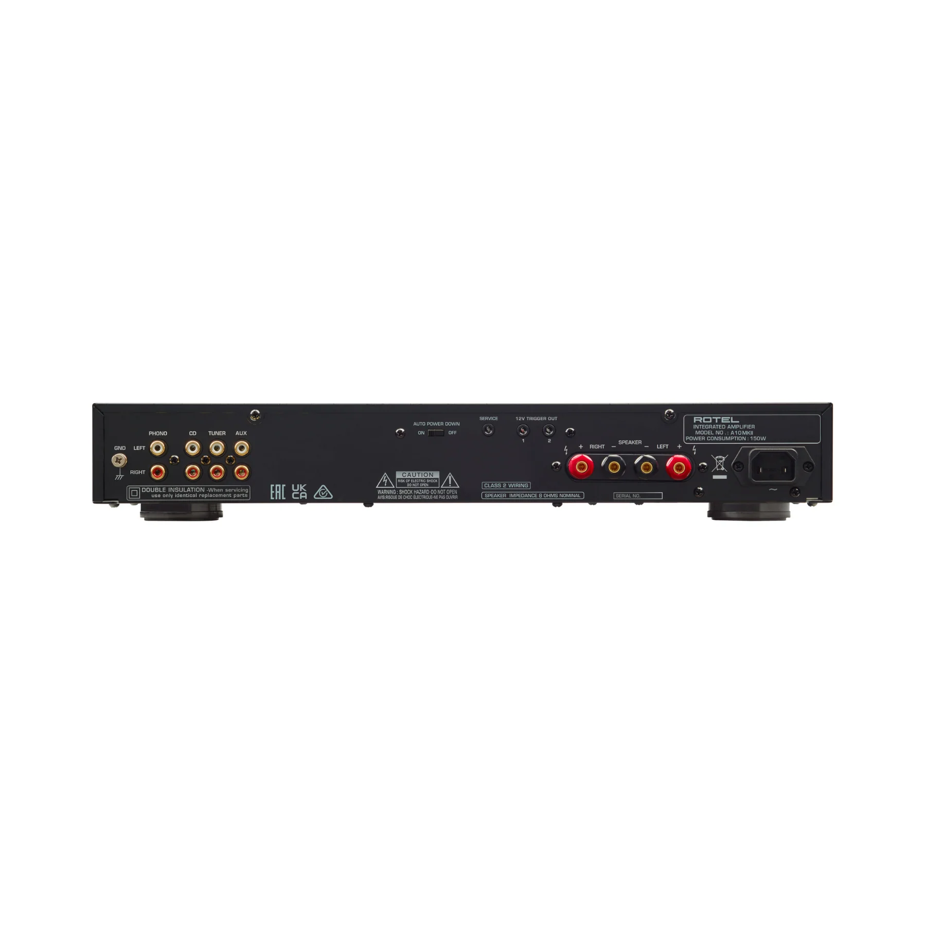 Rotel A10MK2 Integrated Amplifier (Silver) - Clearance / Open Box - Image 2