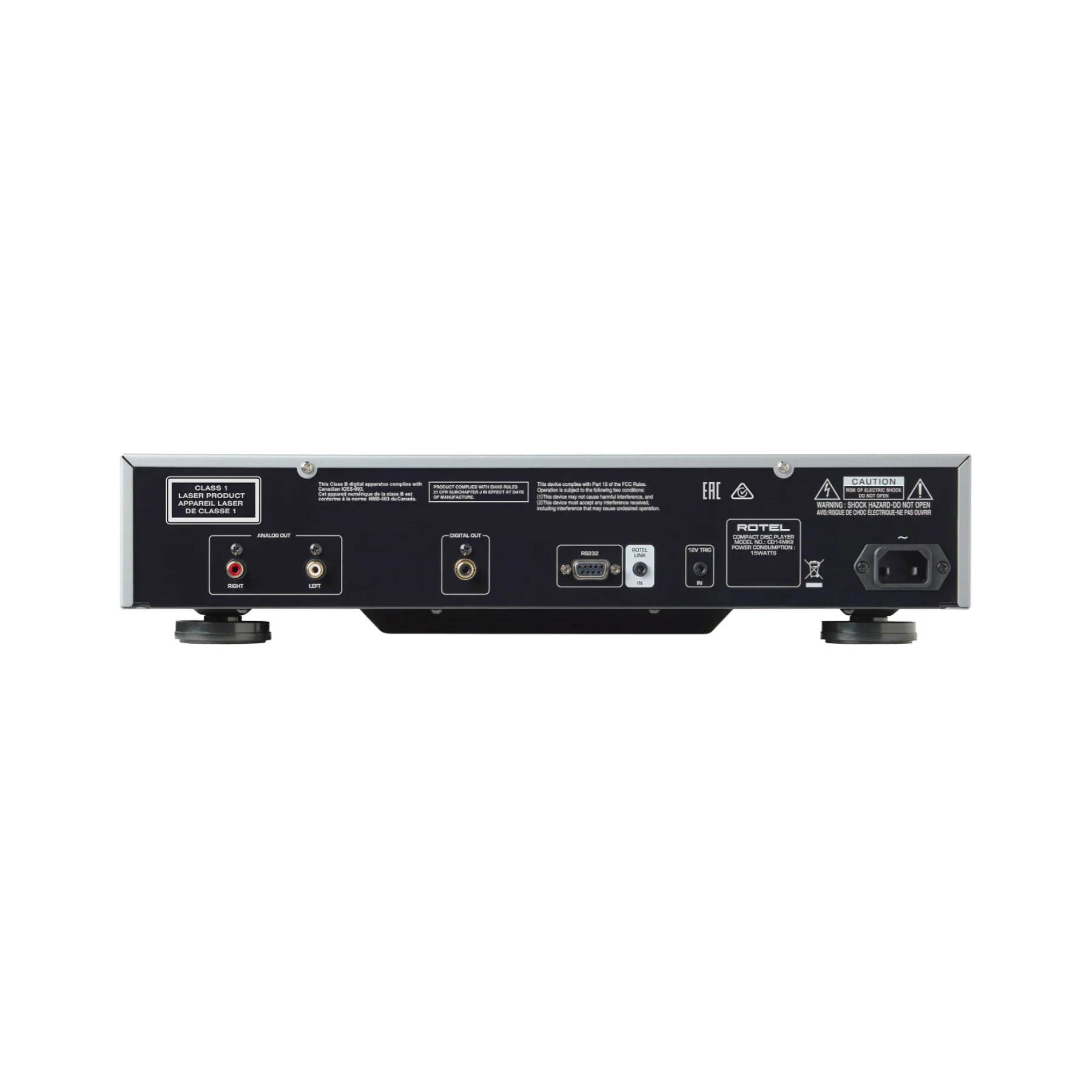 Rotel CD14MKII CD Player - Image 3
