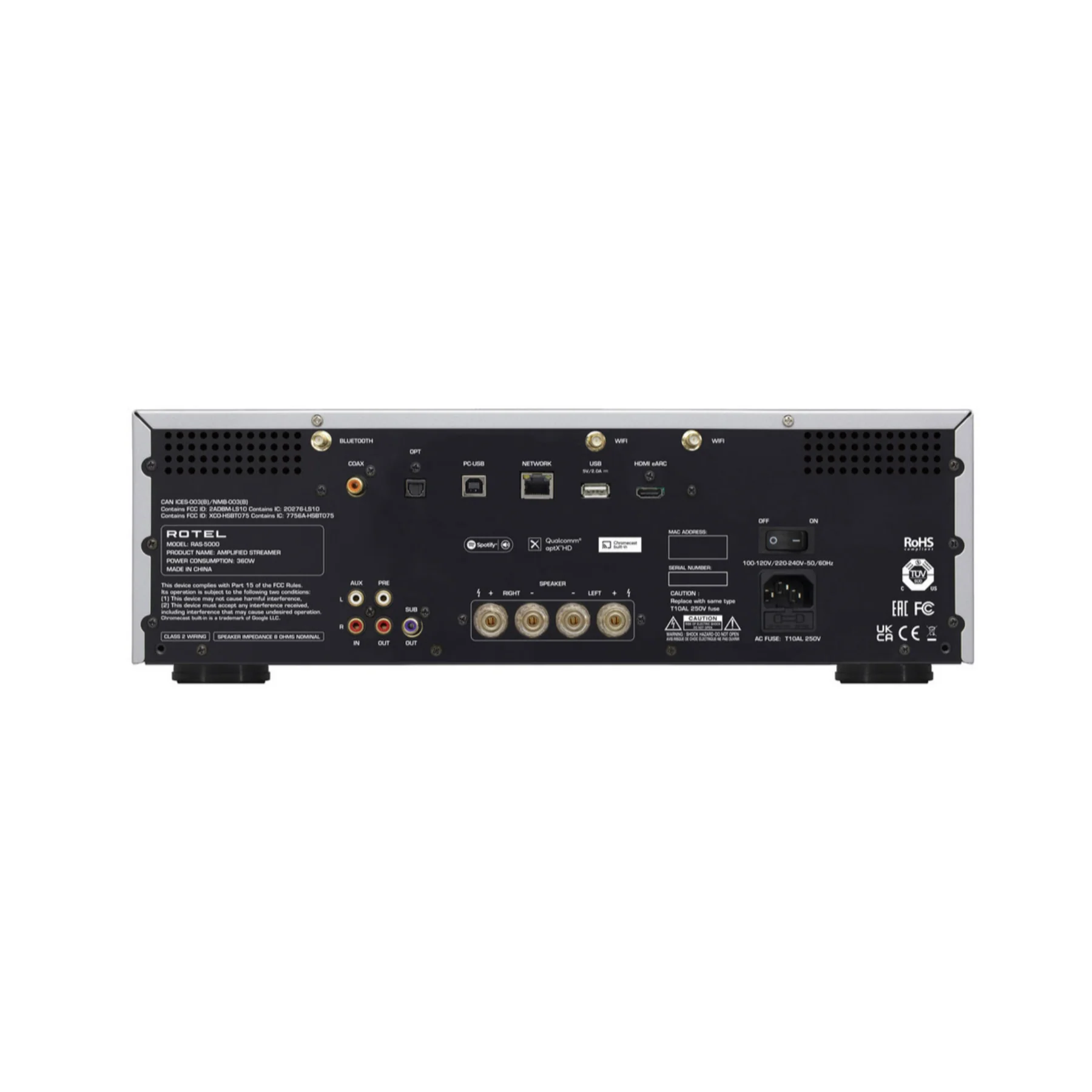 Rotel RAS-5000 Integrated Music Streamer Amplifier - Image 3