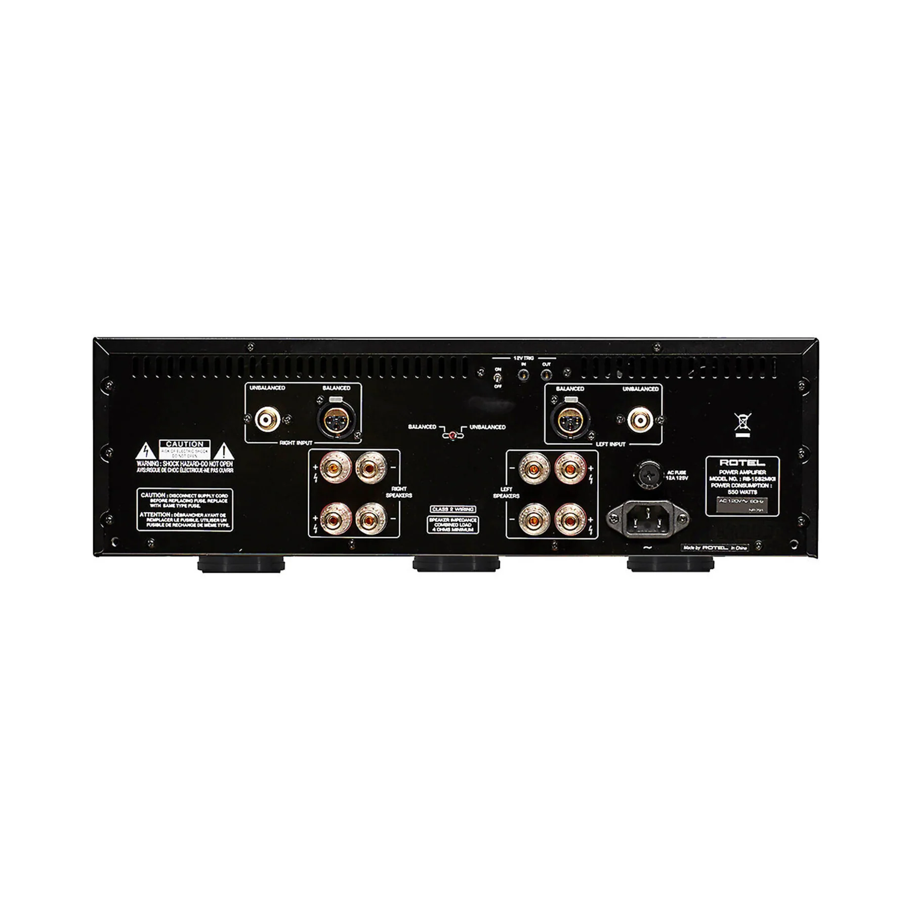 Rotel RB-1582MKII Stereo Power Amplifier - Image 3