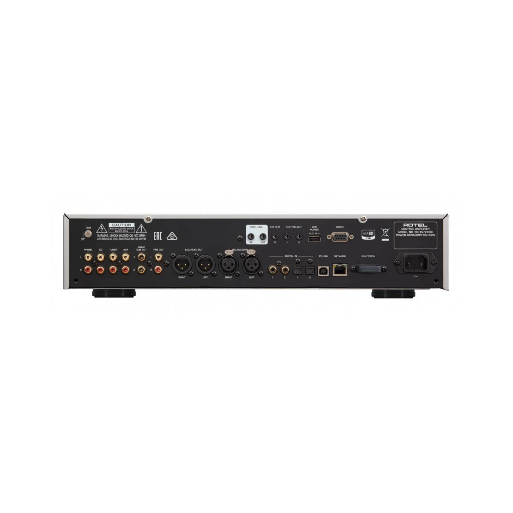 Rotel RC-1572MKII Stereo Preamplifier - Image 3