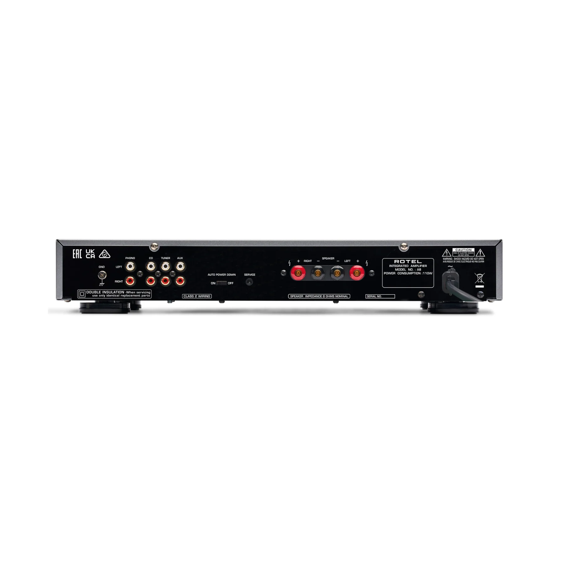Rotel A8 Integrated Amplifier - Image 3